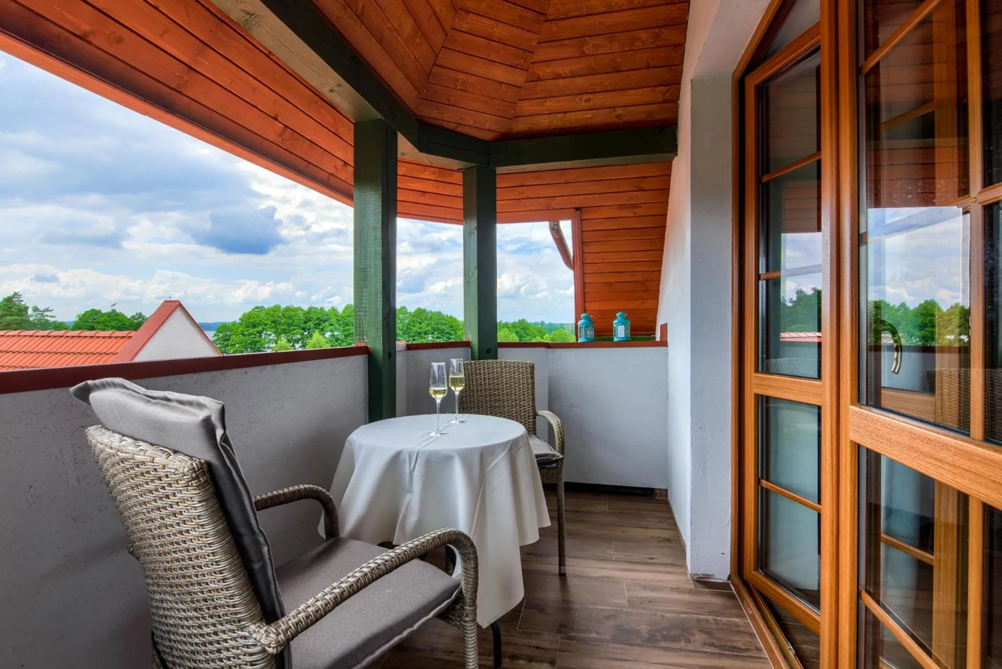 Balcony/Terrace in Pensjonat Rybical