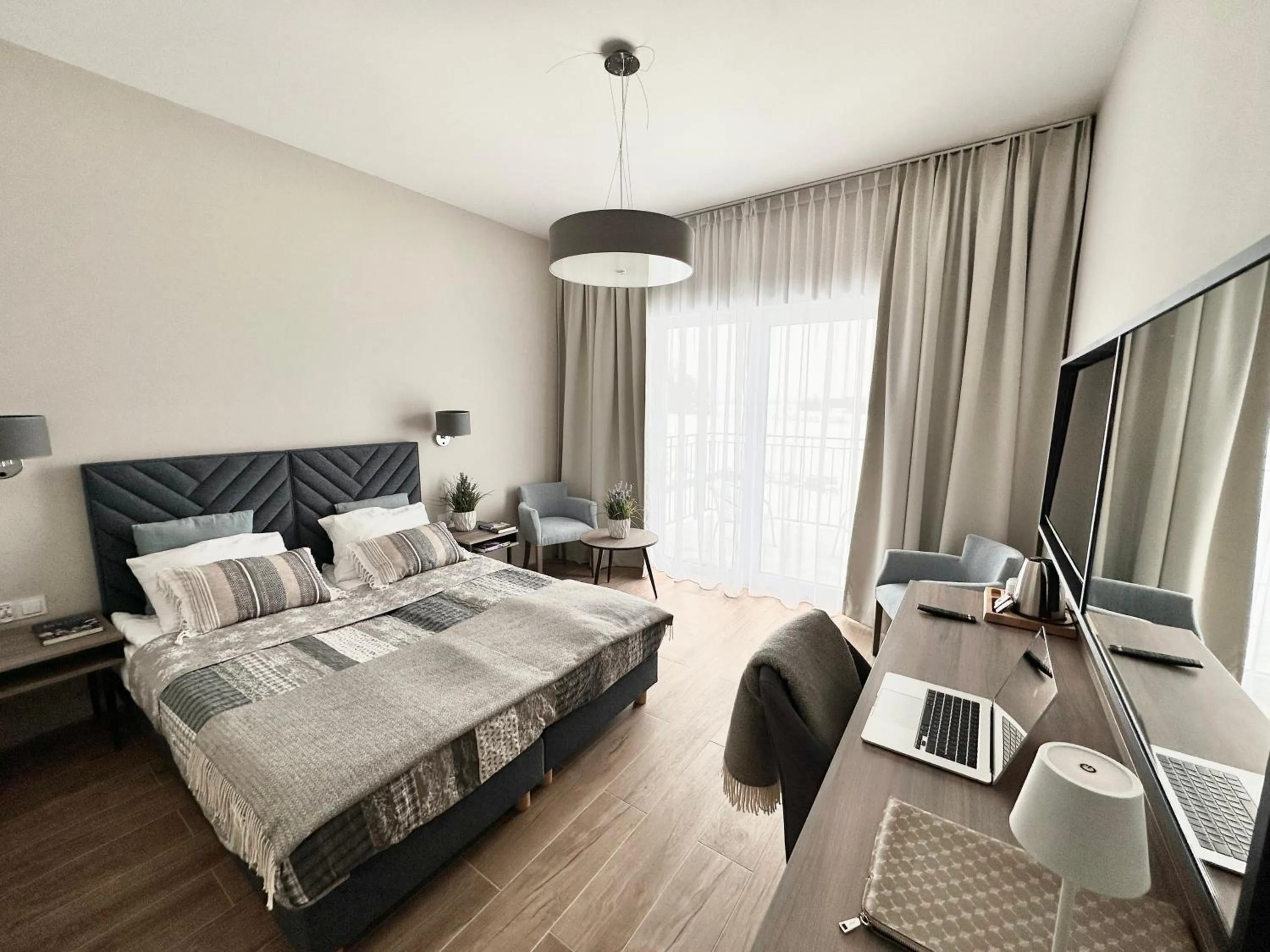 Bed in Pensjonat Rybical