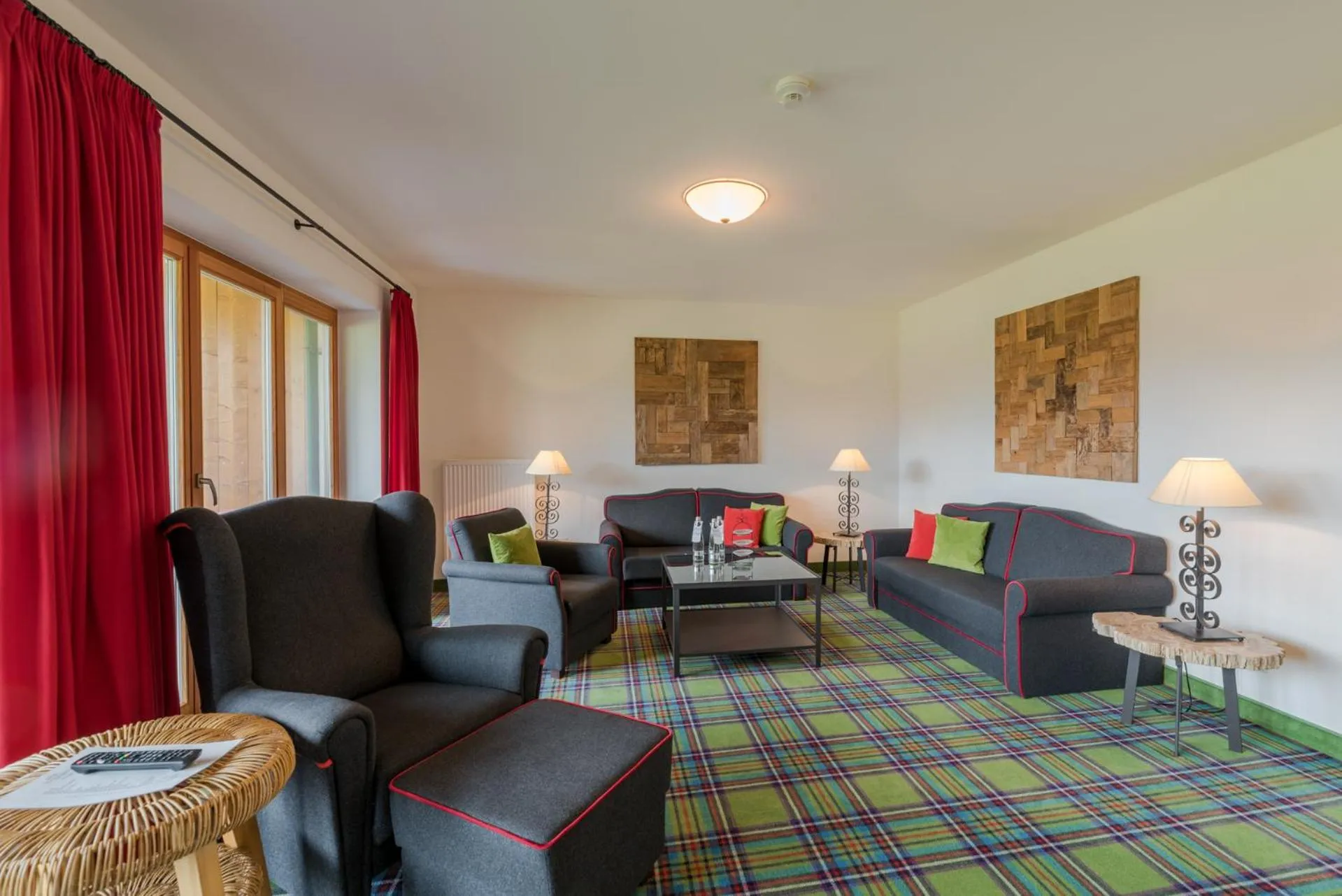 Living room in Relais & Châteaux Gut Steinbach Hotel Chalets SPA