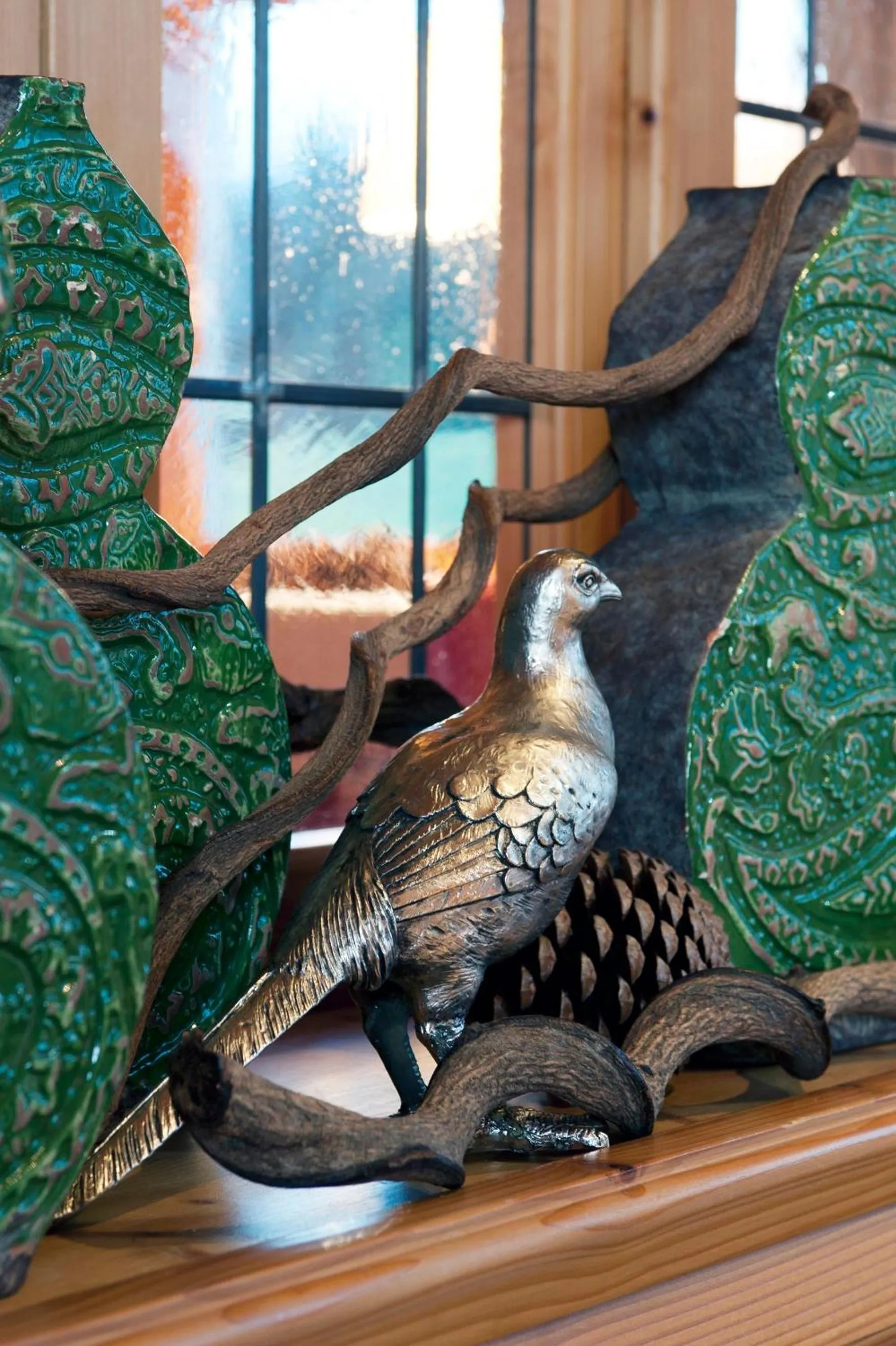 Decorative detail in Relais & Châteaux Gut Steinbach Hotel Chalets SPA