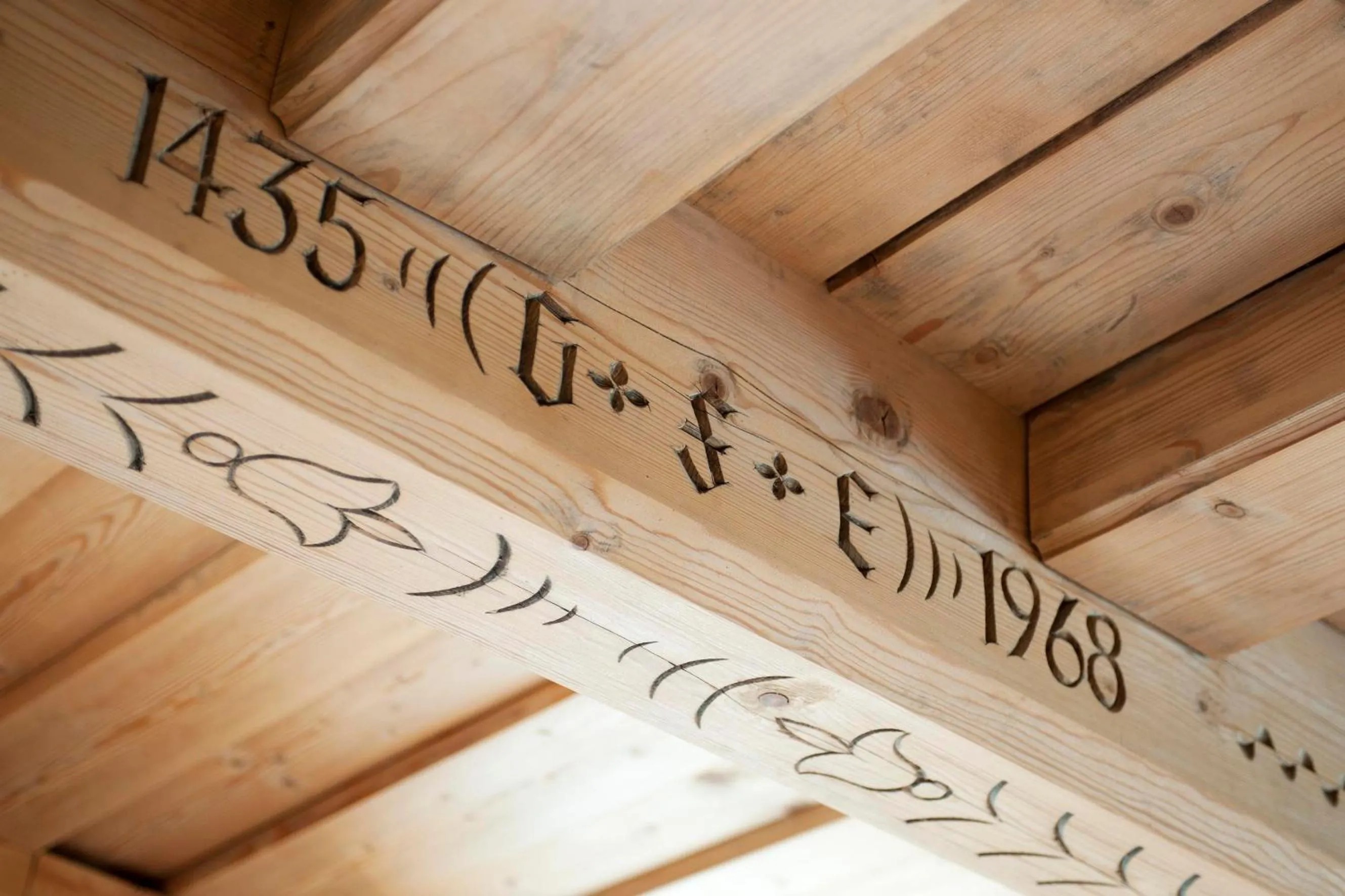 Decorative detail in Relais & Châteaux Gut Steinbach Hotel Chalets SPA