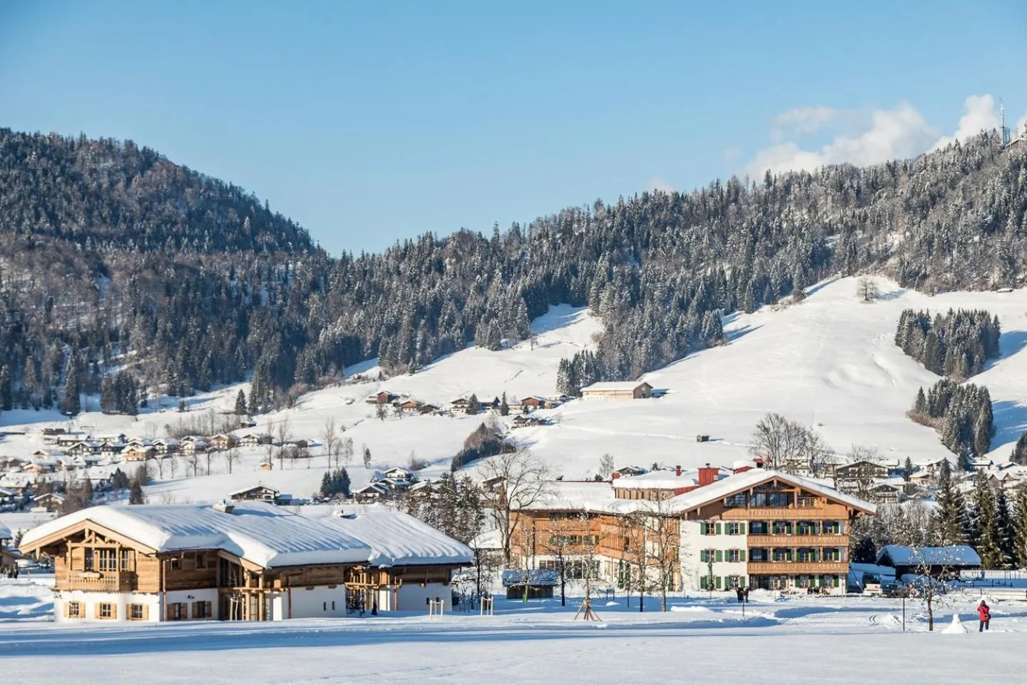 Property building in Relais & Châteaux Gut Steinbach Hotel Chalets SPA