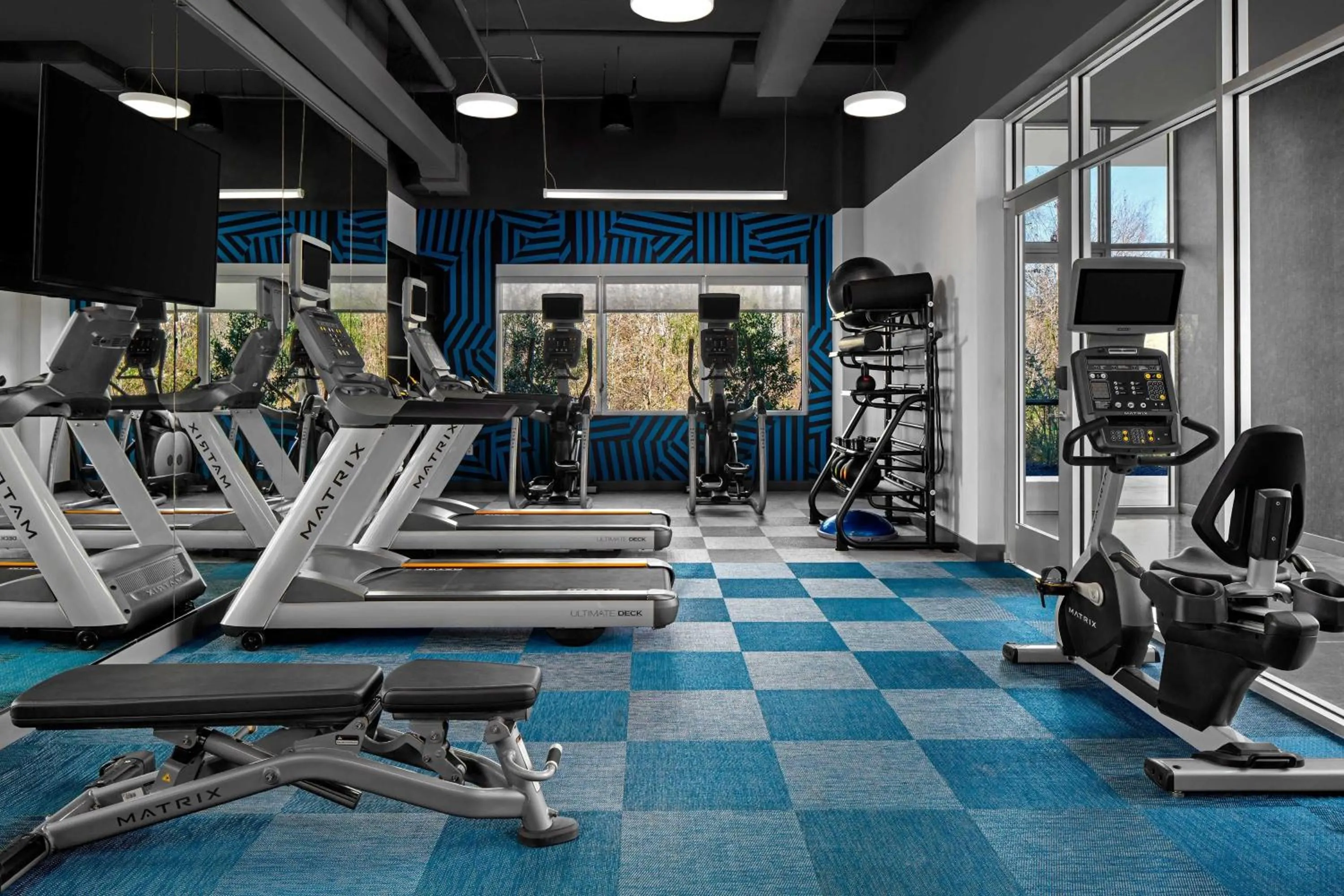 Fitness centre/facilities in Aloft Houston Shenandoah - The Woodlands