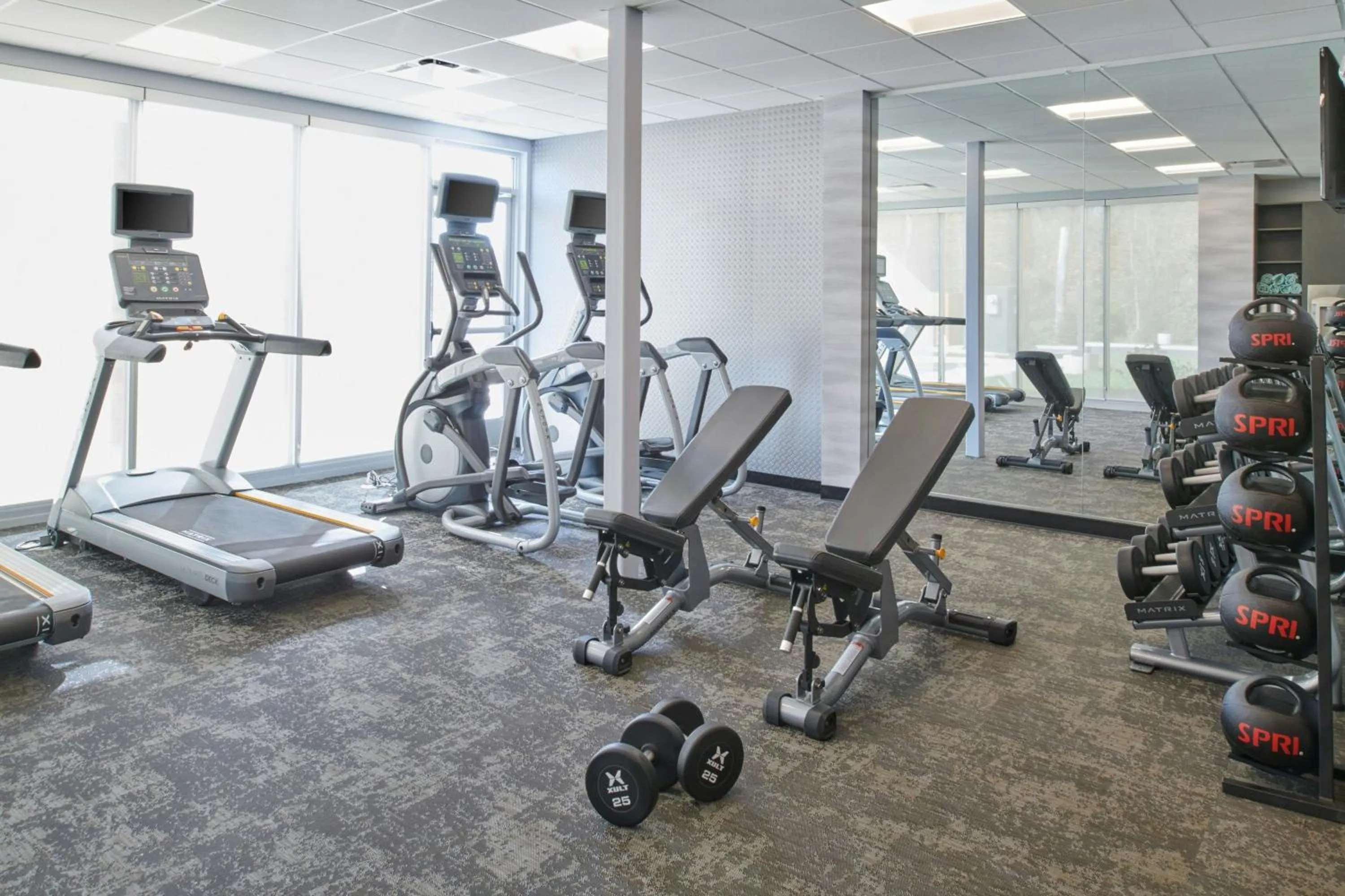 Fitness centre/facilities in Fairfield Inn & Suites by Marriott Louisville Jeffersonville