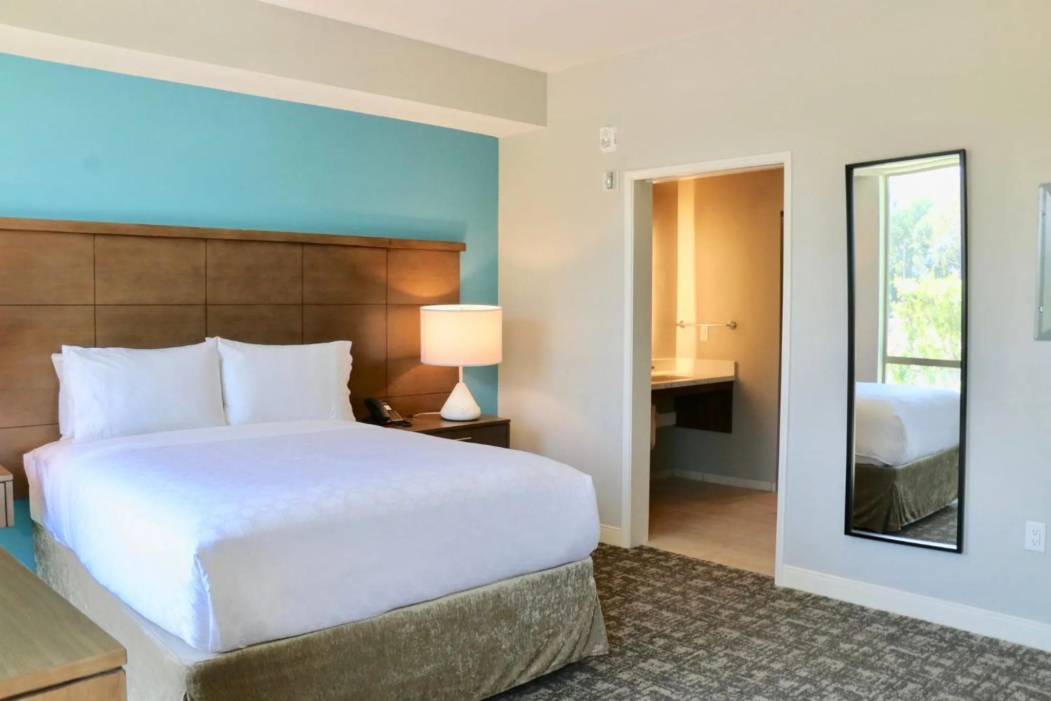 Bedroom, Bed in Staybridge Suites - Long Beach Airport by IHG