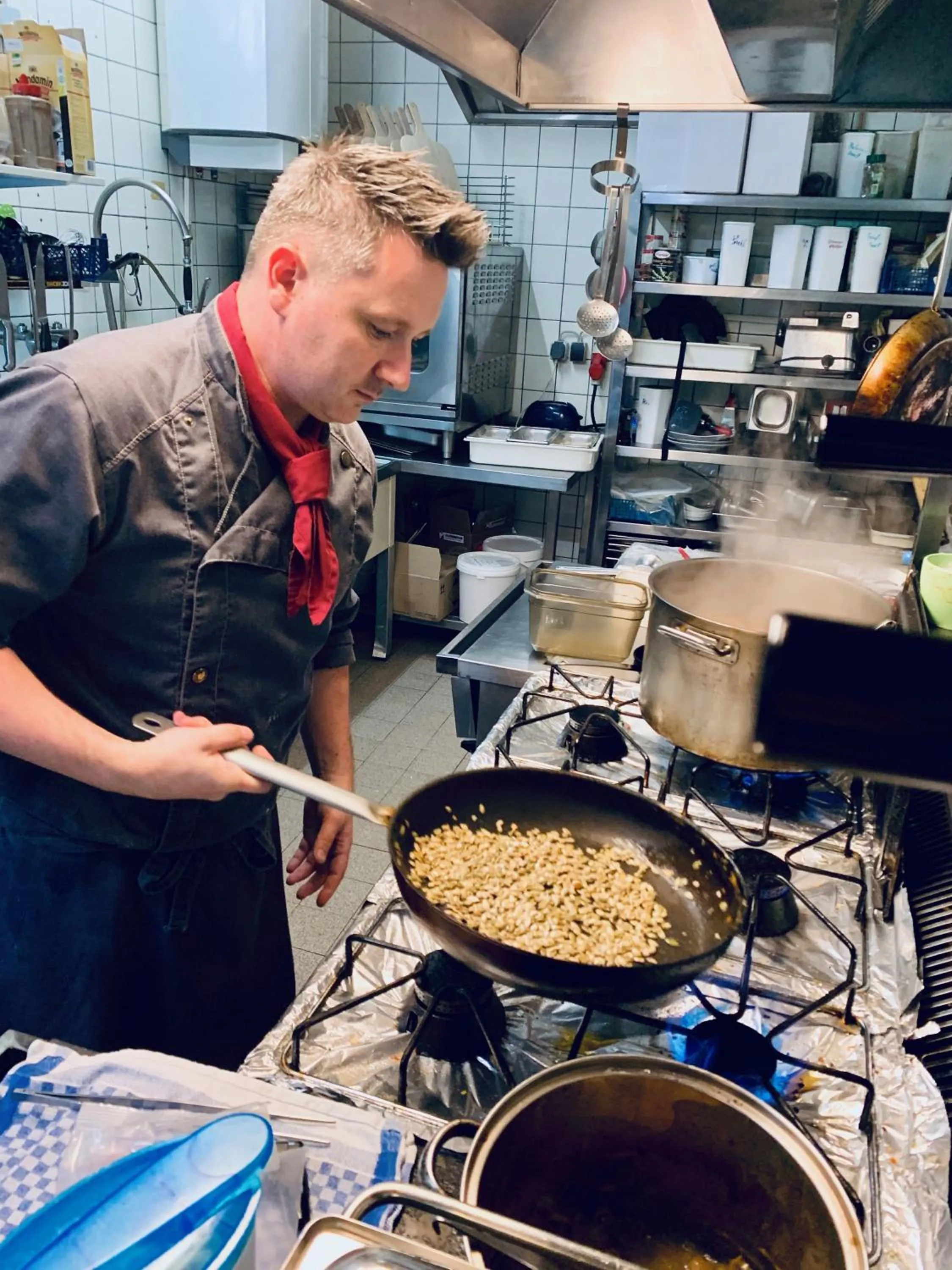 People in Hotel Restaurant Molitor