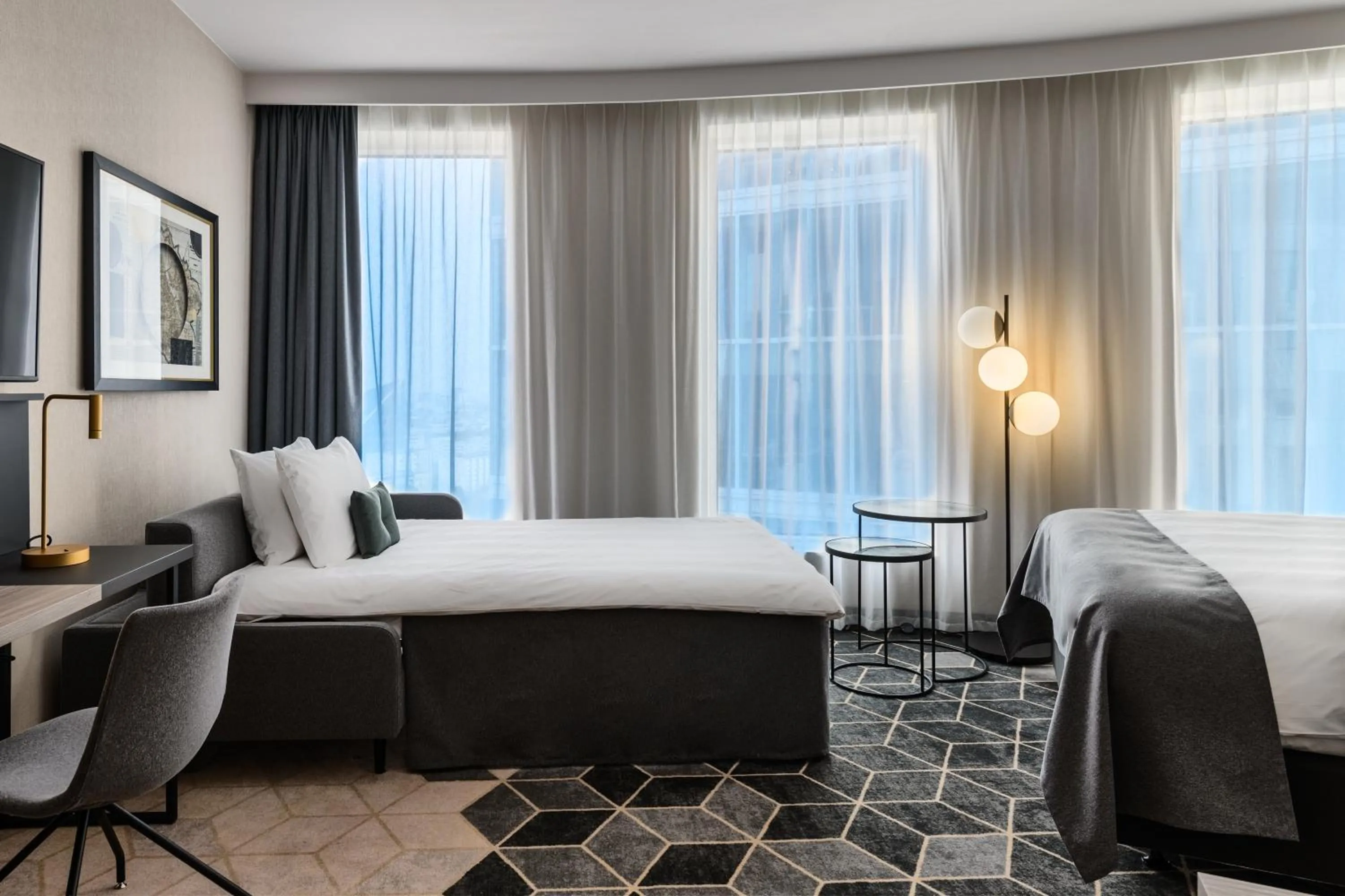 Bed in Crowne Plaza - Warsaw - The HUB by IHG