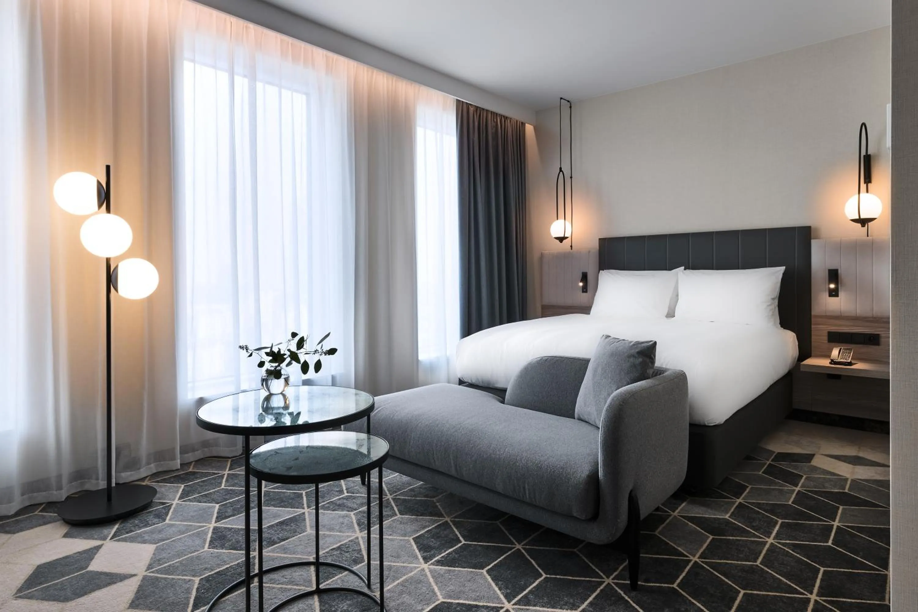 Photo of the whole room, Bed in Crowne Plaza - Warsaw - The HUB by IHG
