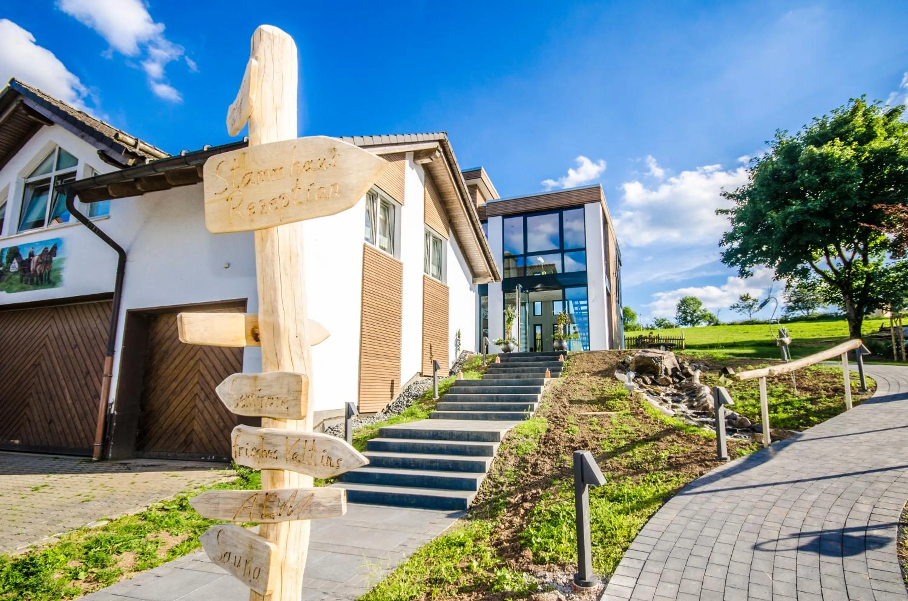 Garden in Steinbergs Wildewiese NaturHotel