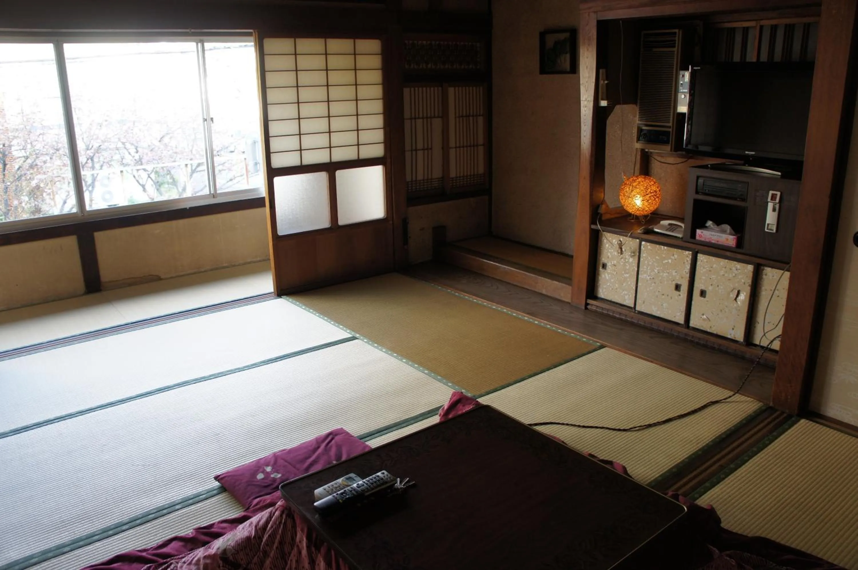Photo of the whole room, Bed in Miyoshiya Ryokan