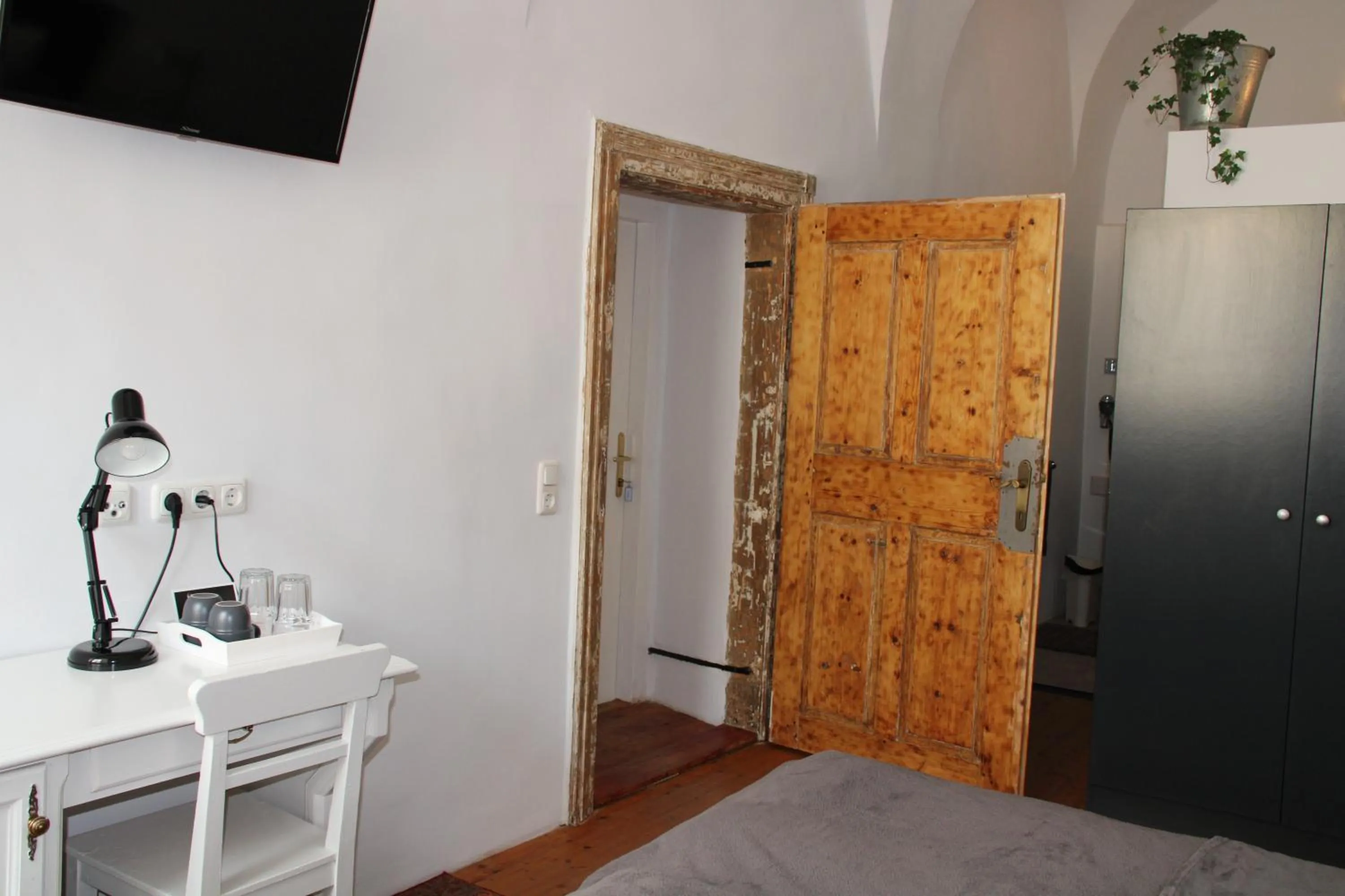 Bed in Hotel im Stift Neuberg