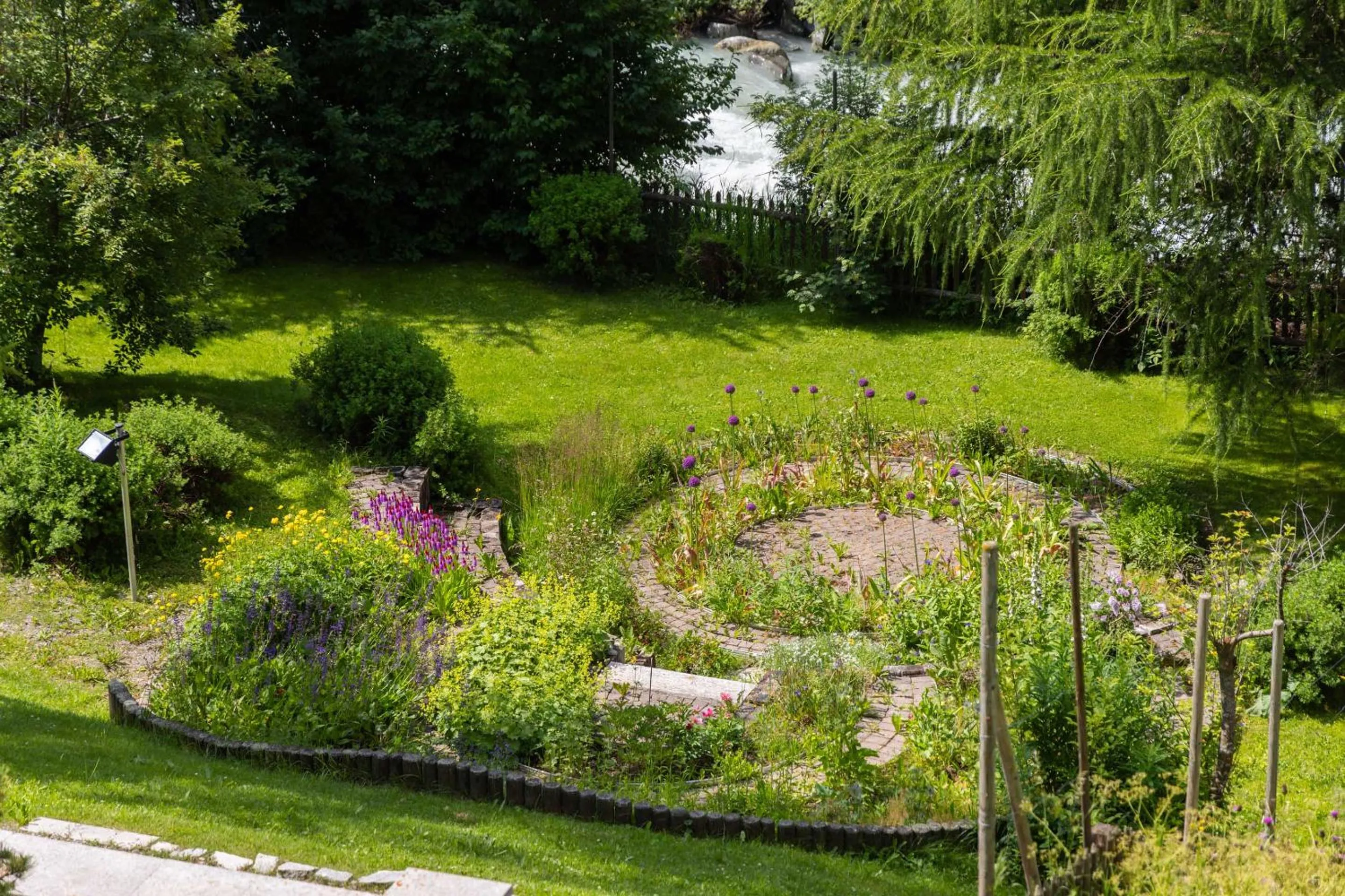 Garden in Hotel Albris