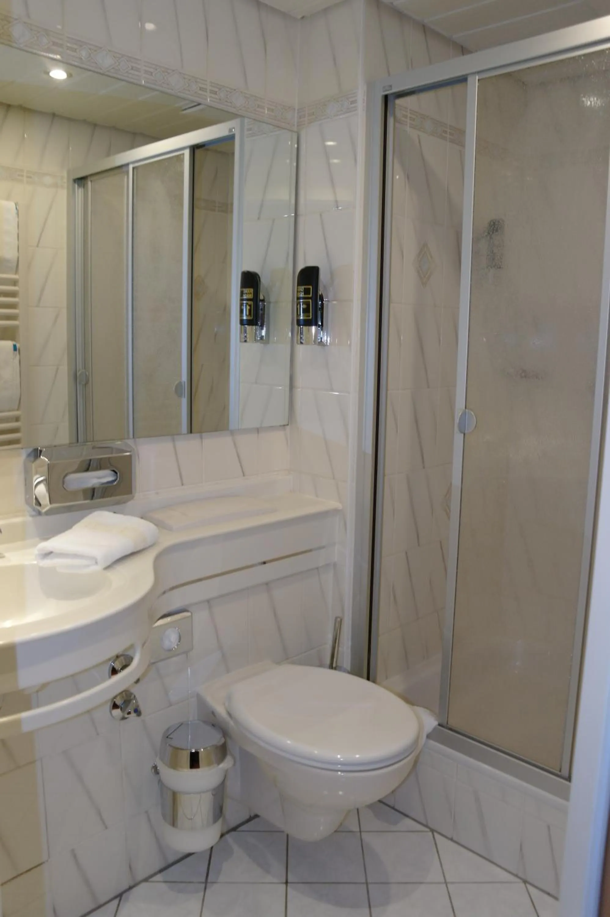 Shower in Hotel der Löwen in Staufen