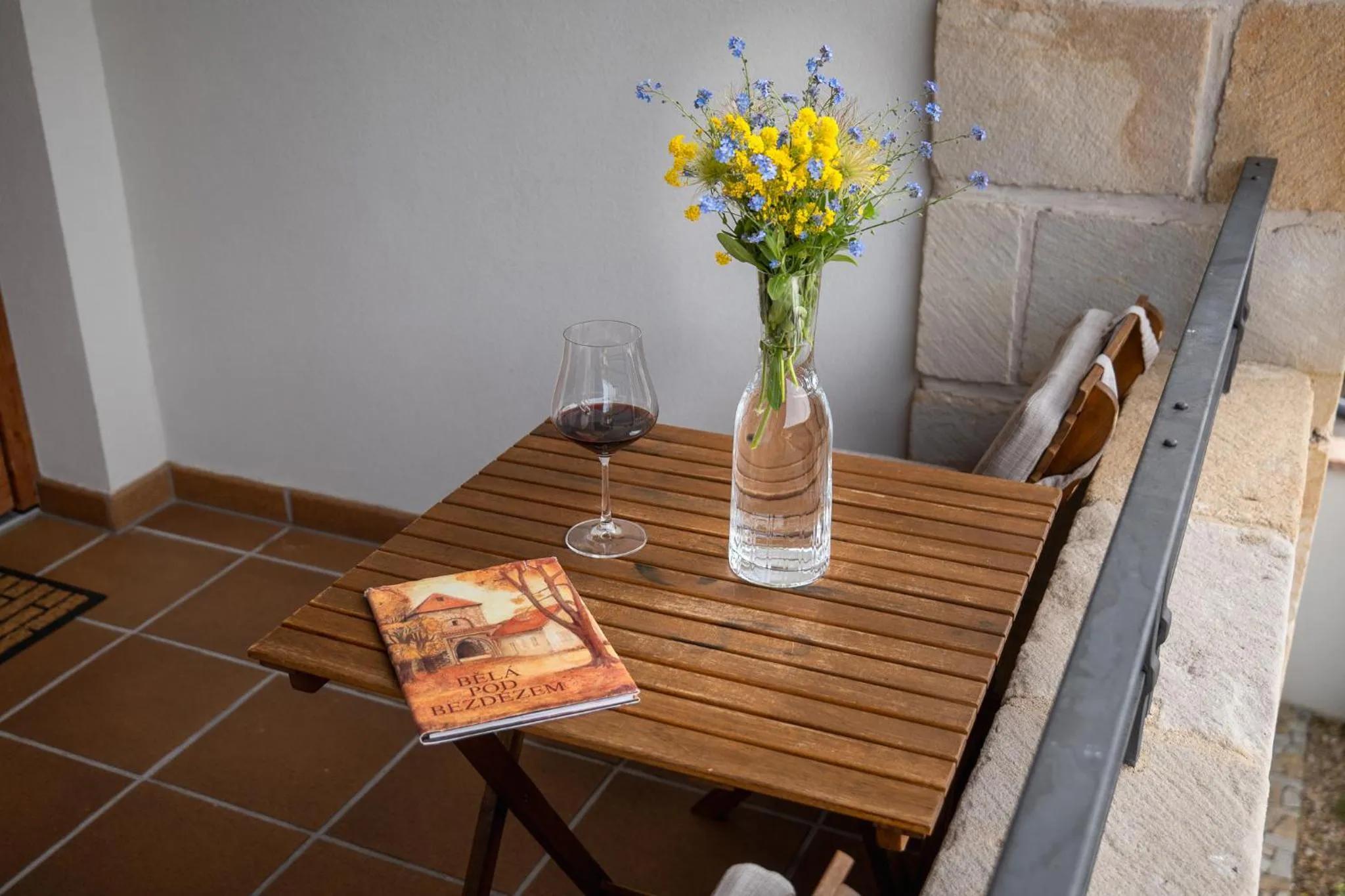Balcony/Terrace in Penzion Stodola