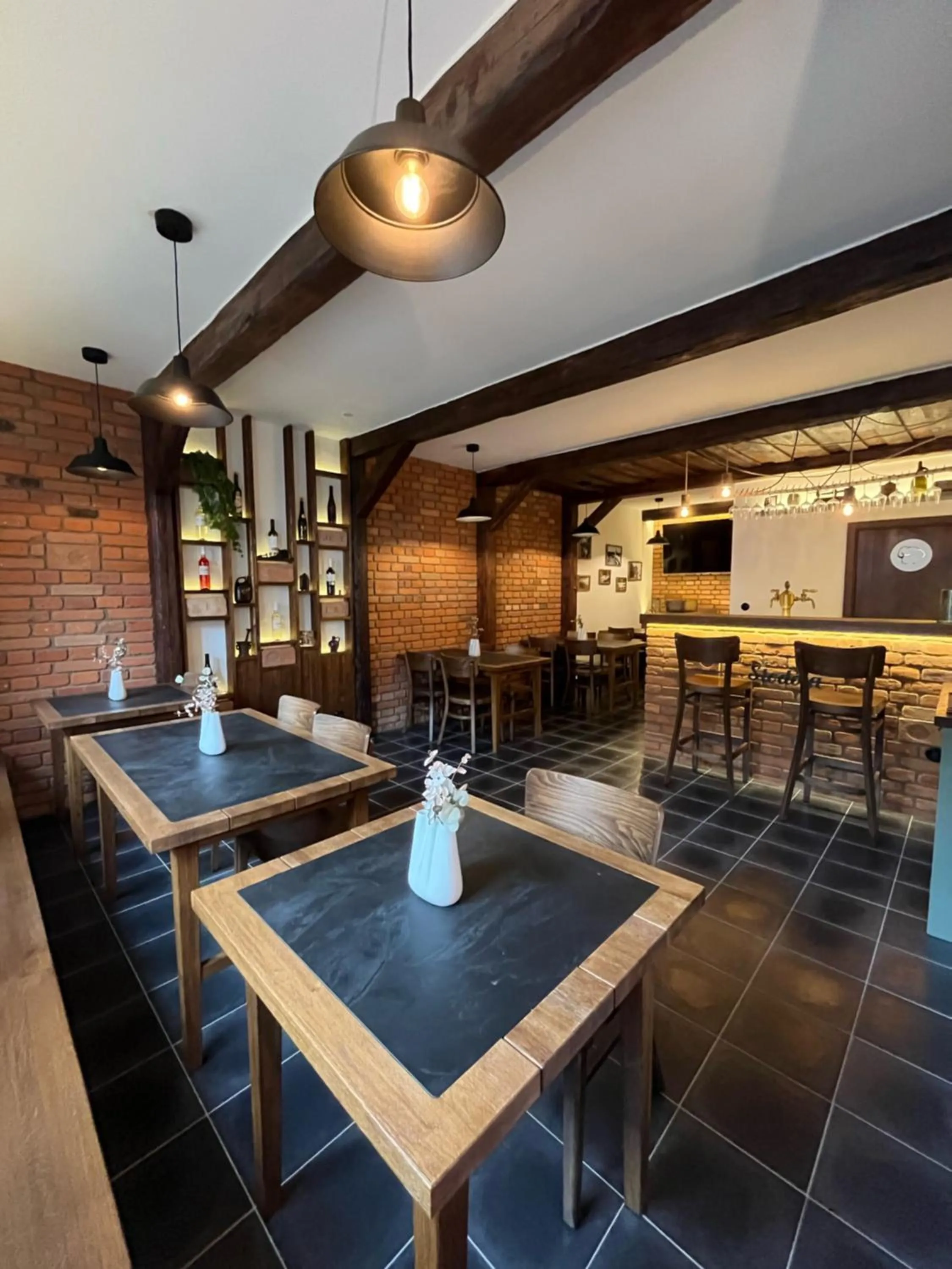 Communal lounge/ TV room in Penzion Stodola