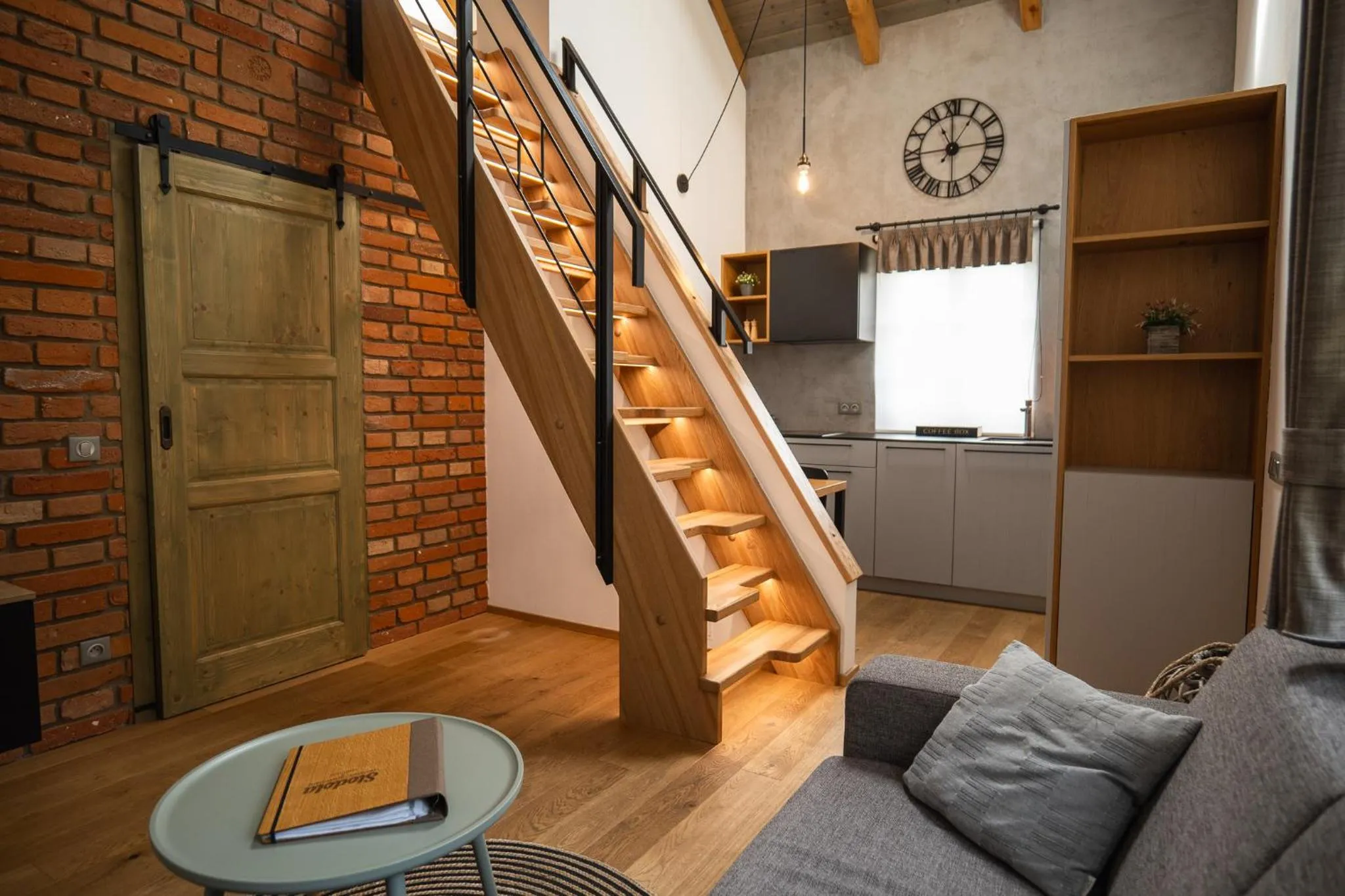 Kitchen or kitchenette in Penzion Stodola