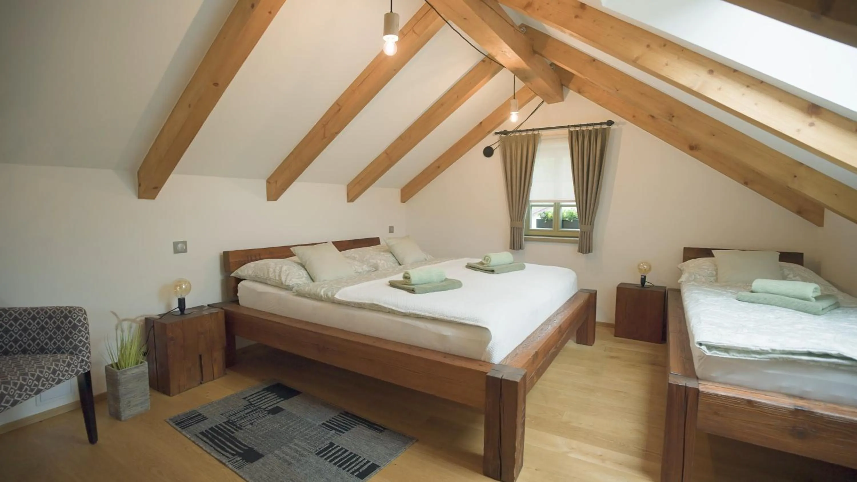 Bed in Penzion Stodola