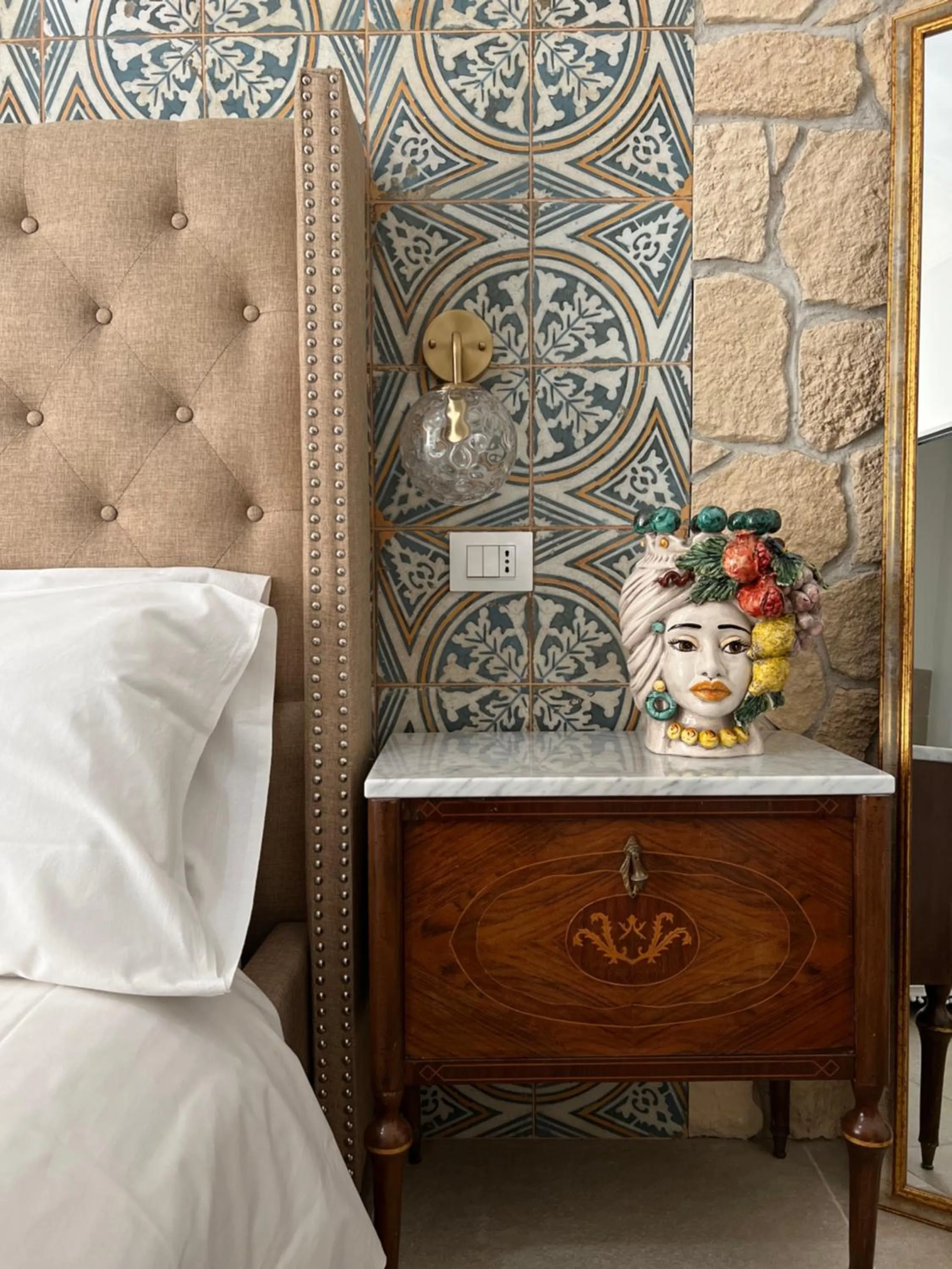 Bedroom in Incanto Siciliano