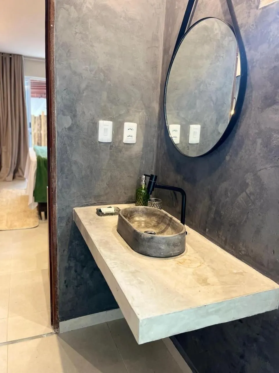 Bathroom in Pousada Maré do Francês