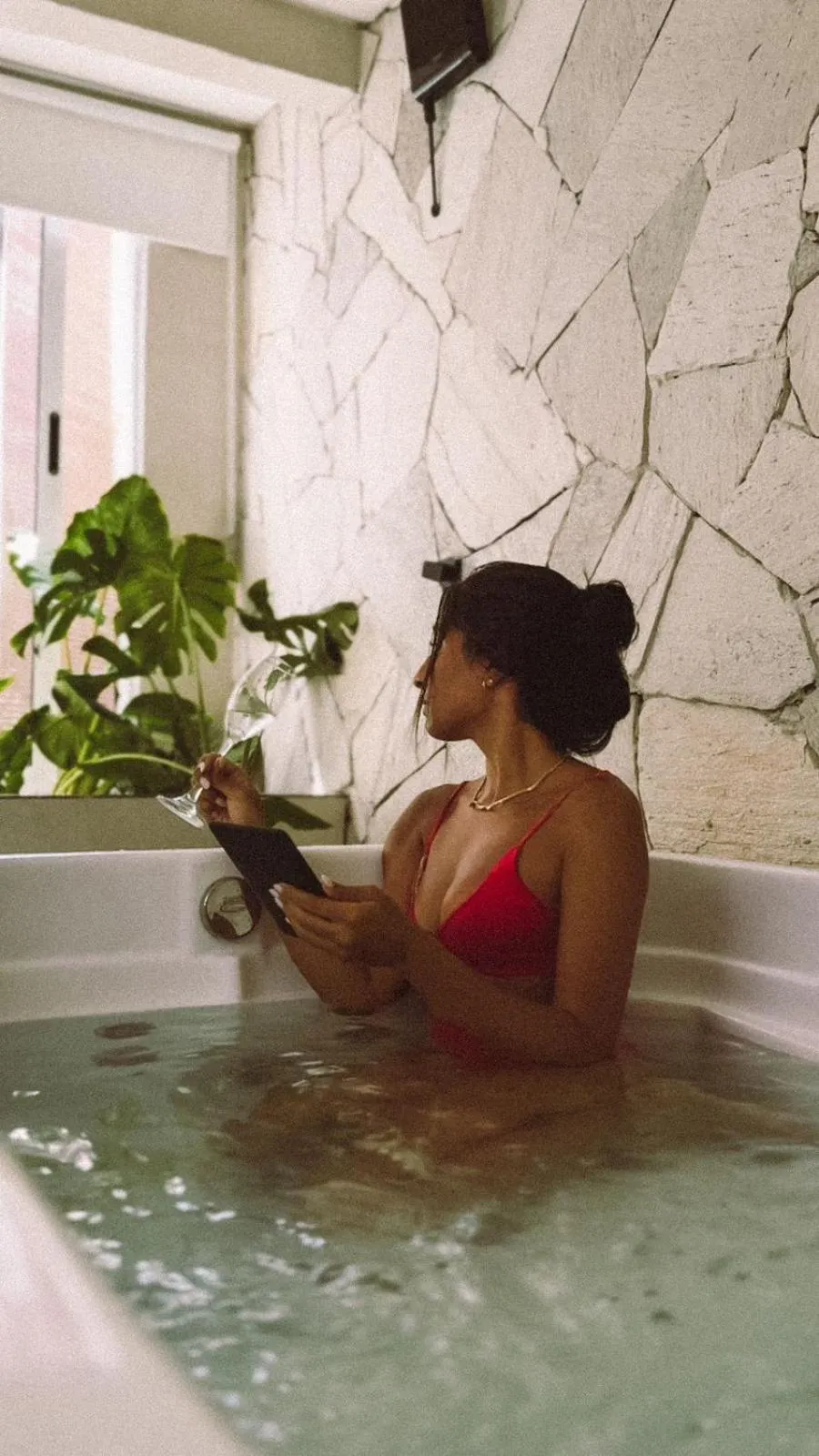 Hot Tub in Pousada Maré do Francês