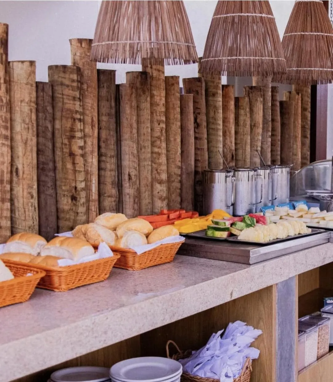 Breakfast in Pousada Maré do Francês