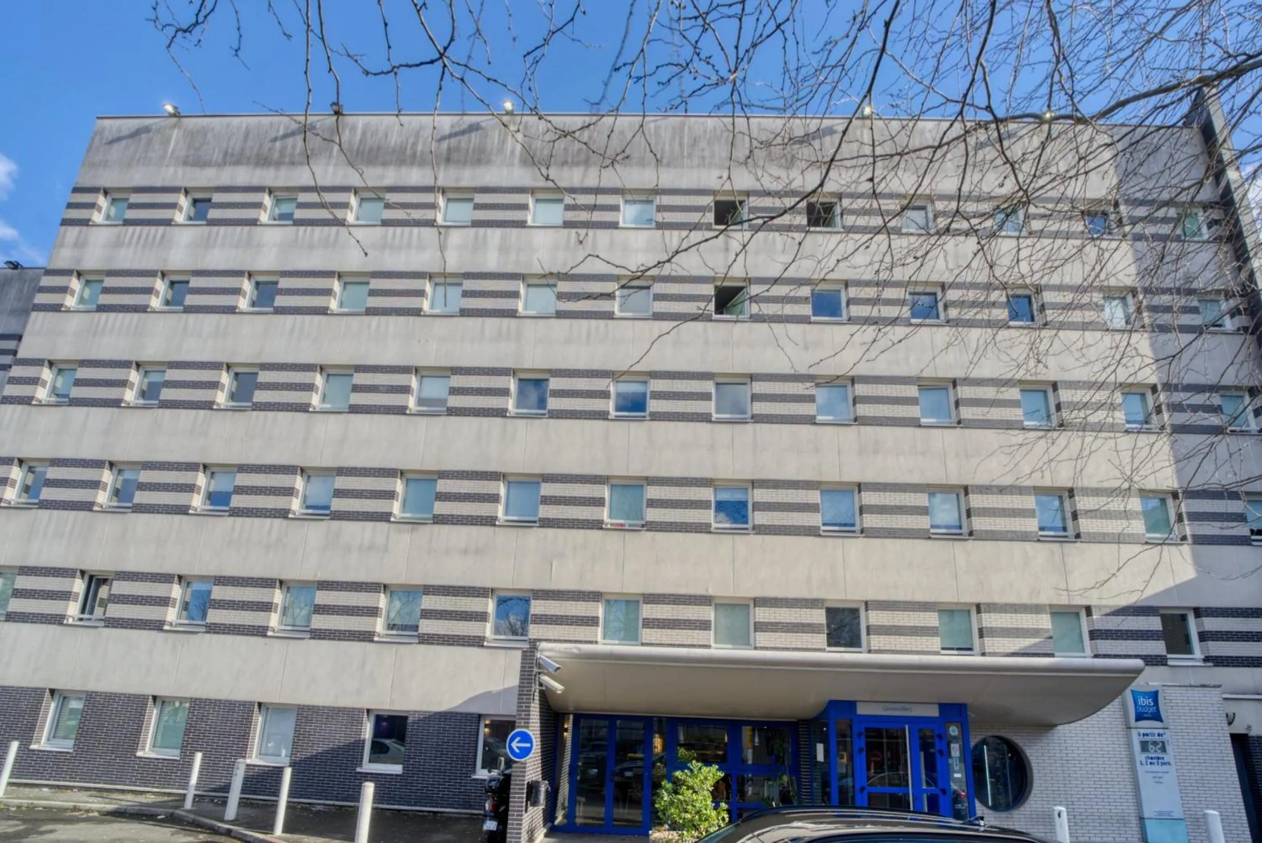 Bird's eye view in ibis Budget Gennevilliers Asnières - Rénové en 2025