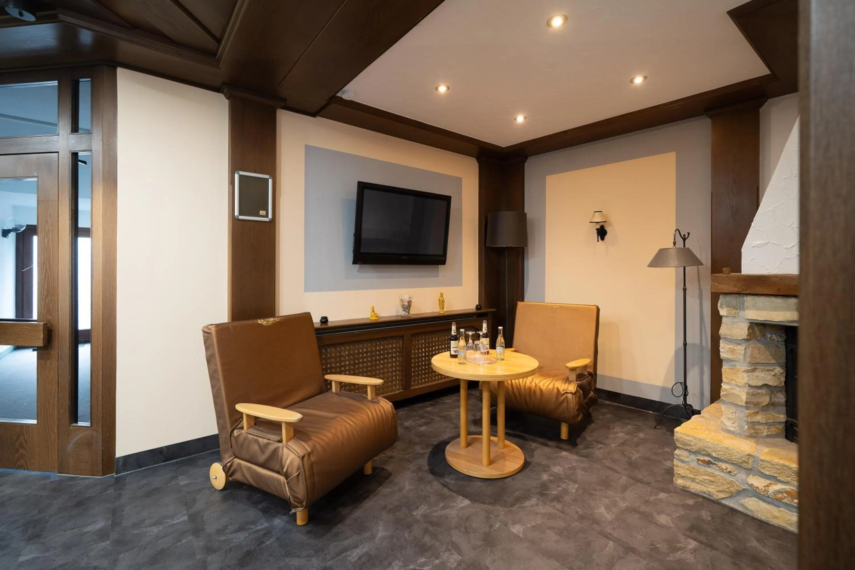 Lobby or reception in Hotel Baeren