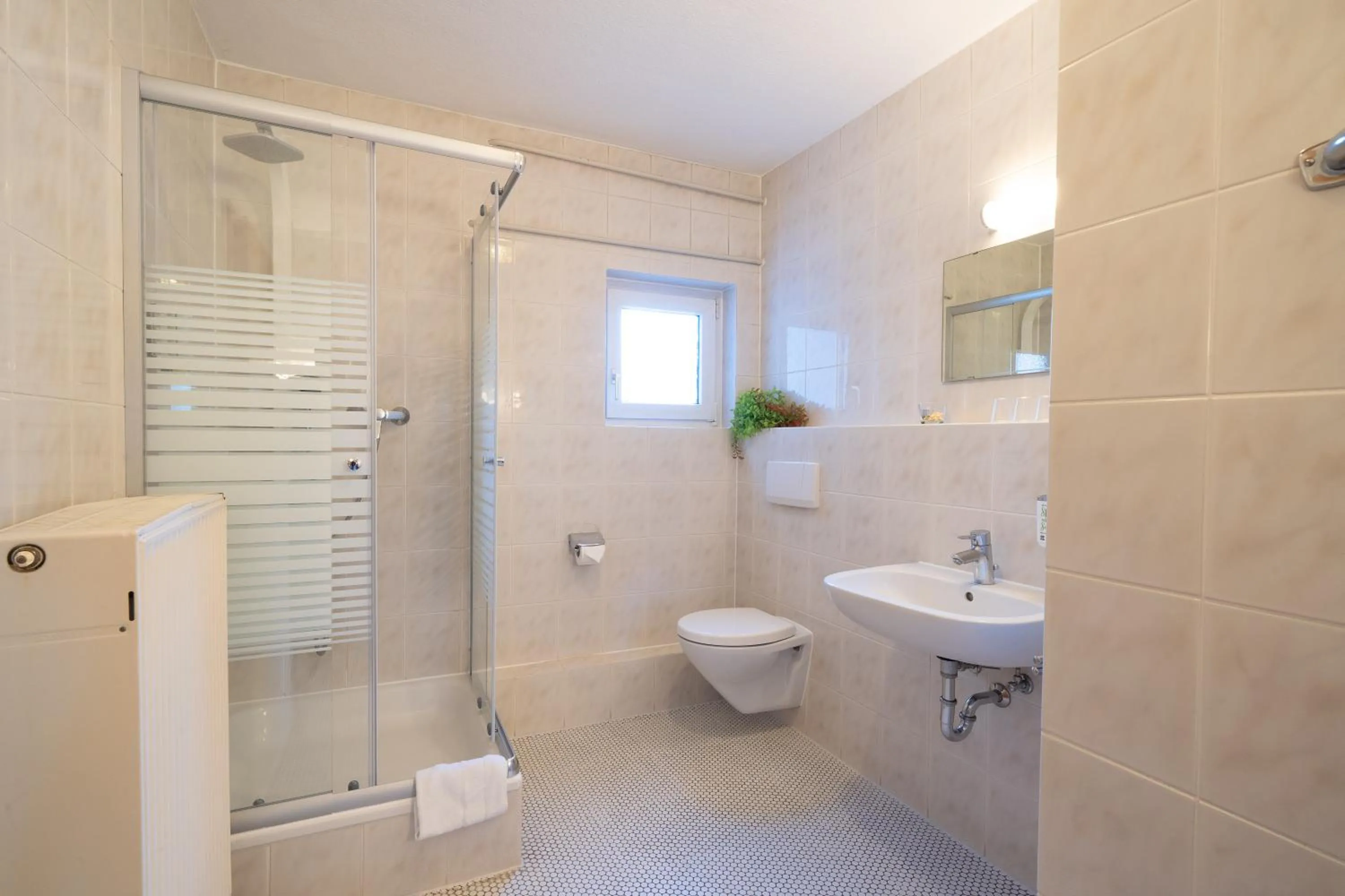 Shower in Hotel Baeren