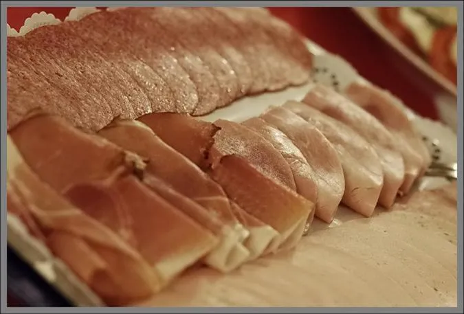 Food close-up in Hotel Baeren