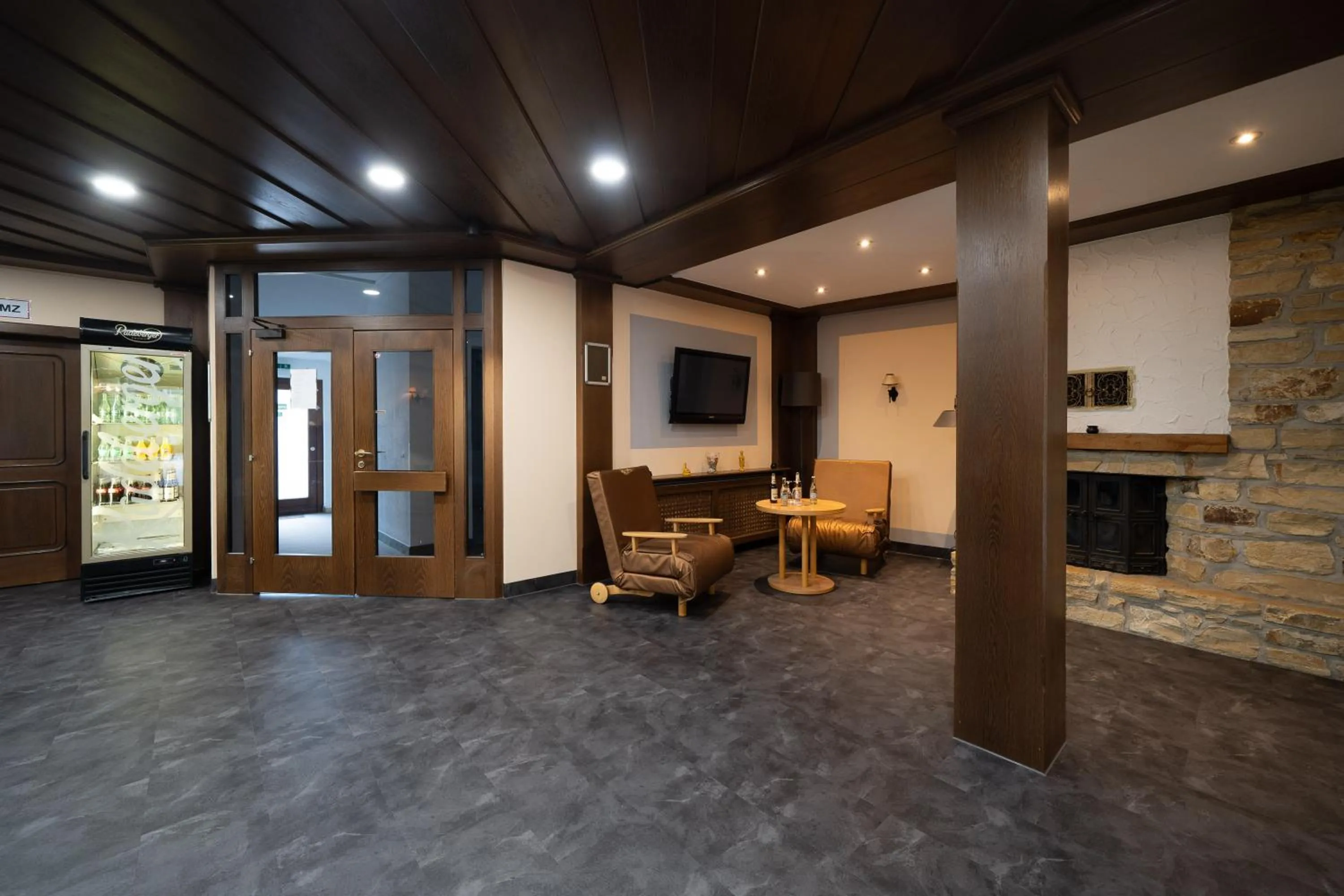 Lobby or reception in Hotel Baeren