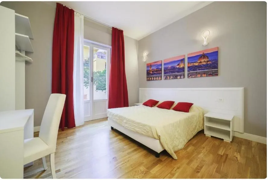 Bed in La Terrazza di Jenny B&B