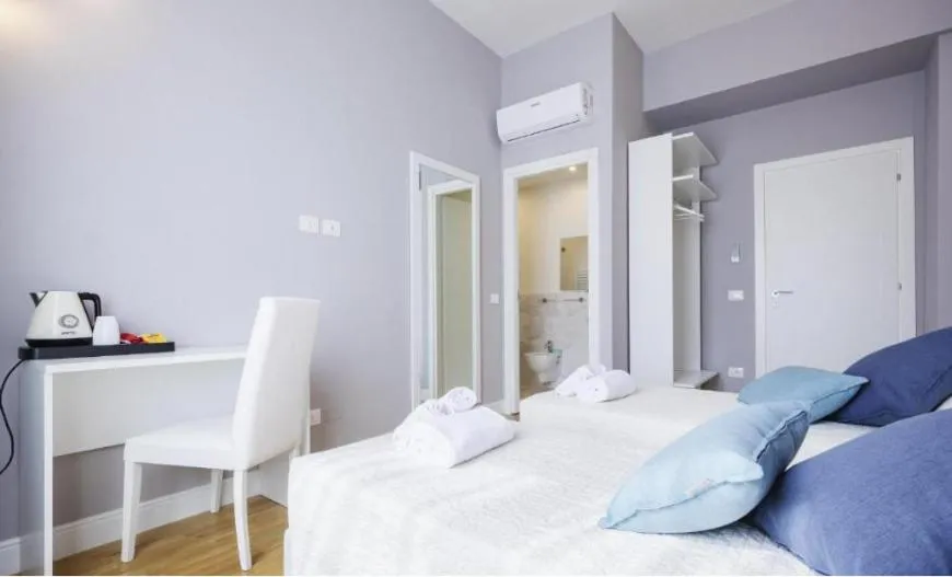 Bed in La Terrazza di Jenny B&B