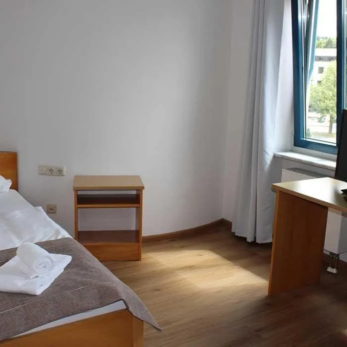 Bed in Stadthotel Deggendorf