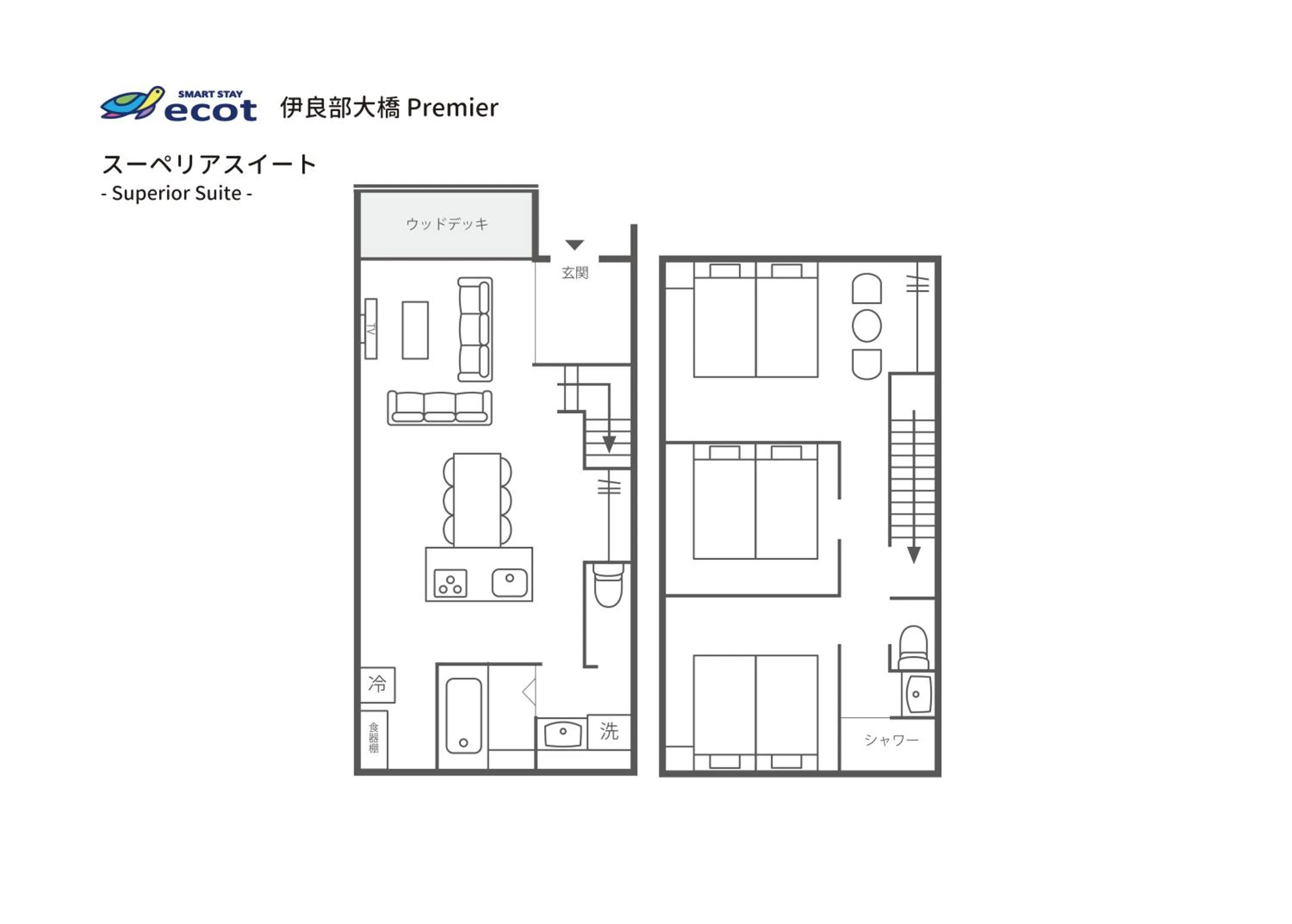 Floor plan in Ecot Irabu Bridge Premier