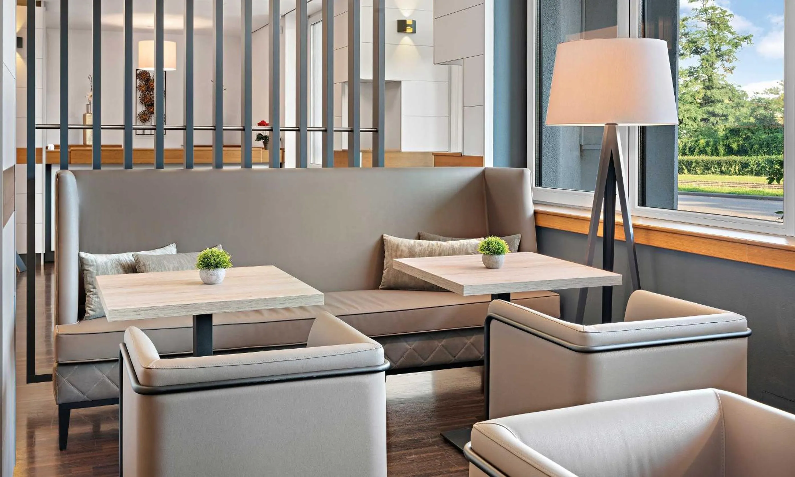 Lobby or reception in Hotel Newton Heilbronn