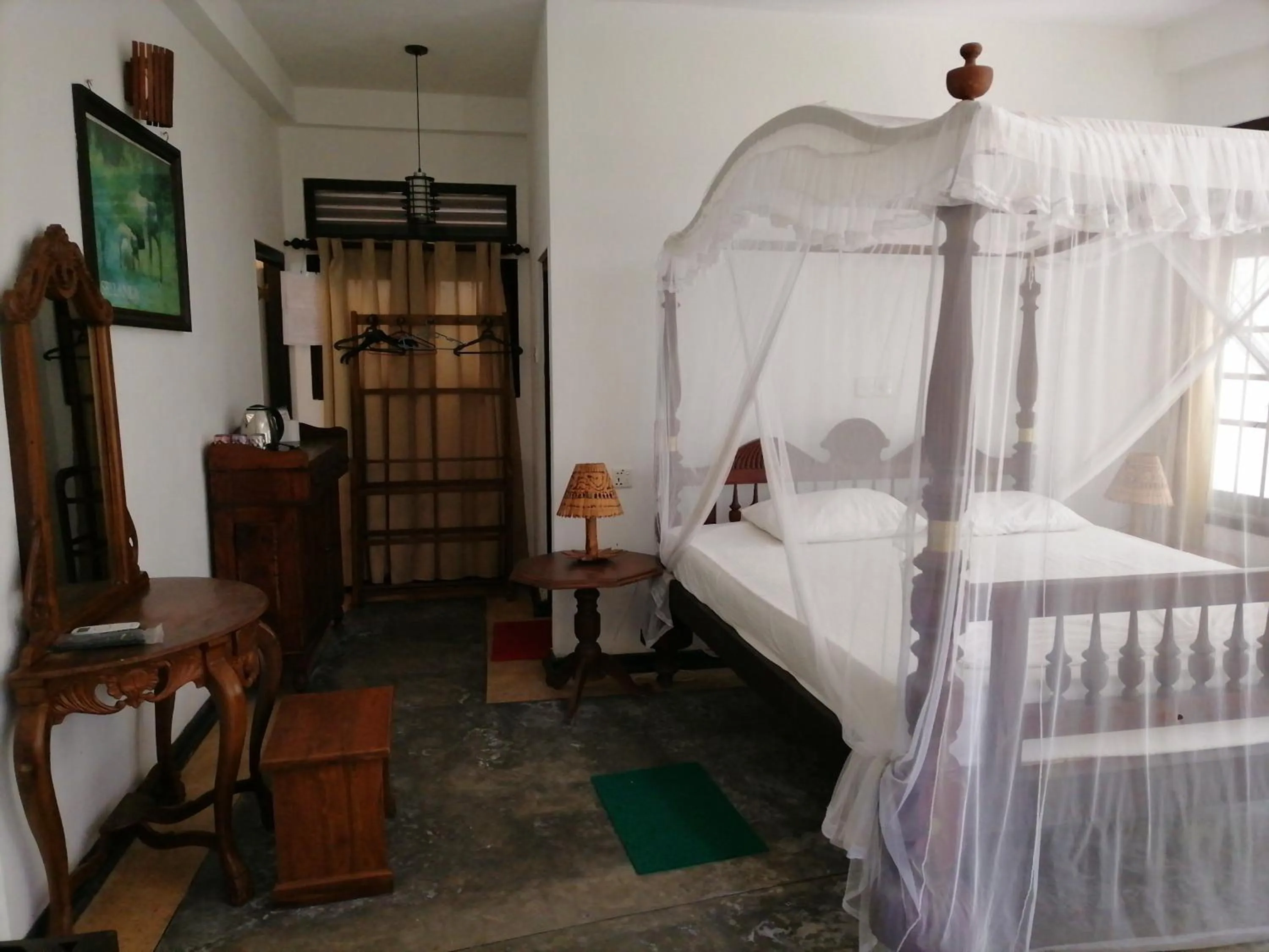 Seating area, Bed in Seaview Deepal villa