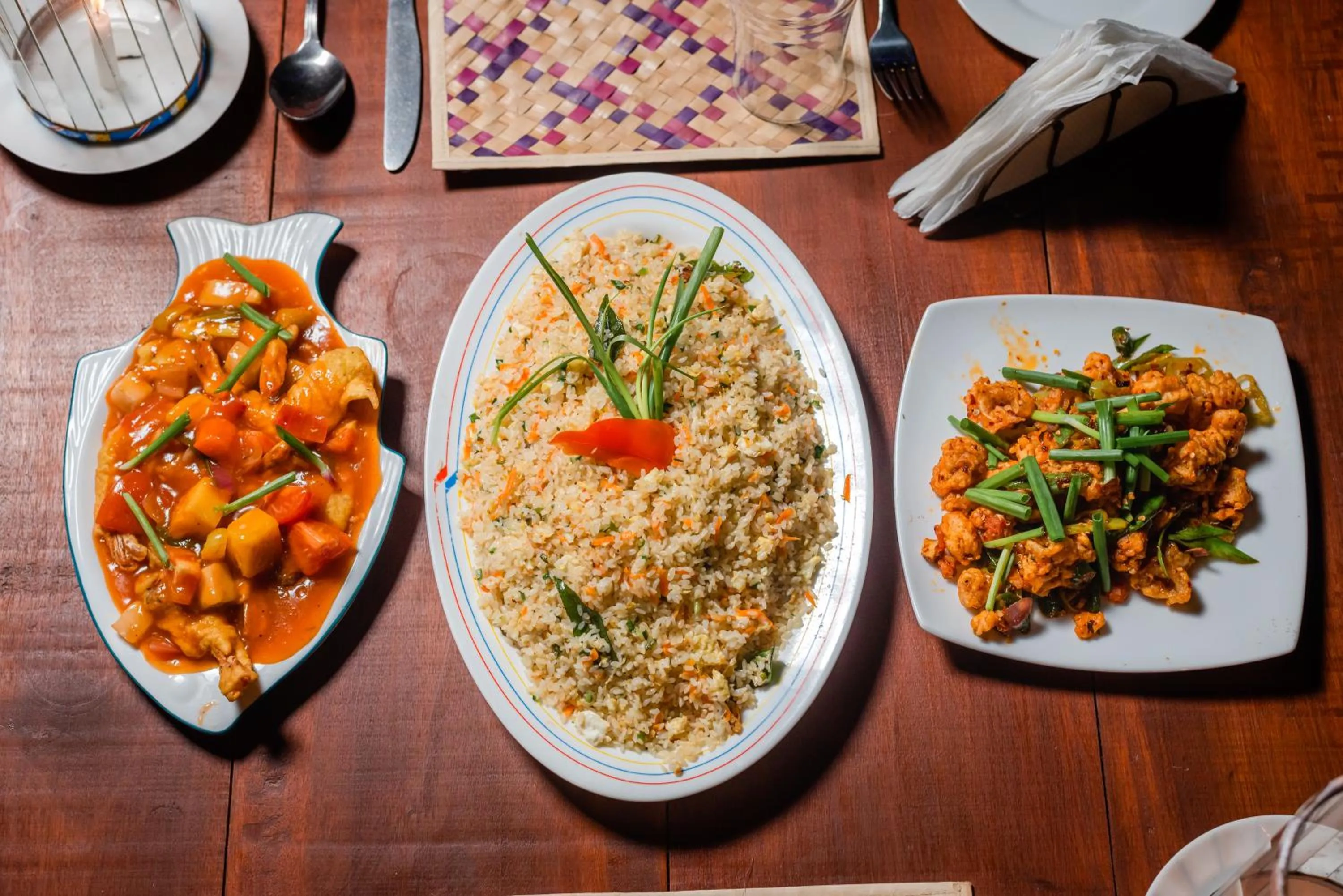 Food and drinks in Seaview Deepal villa