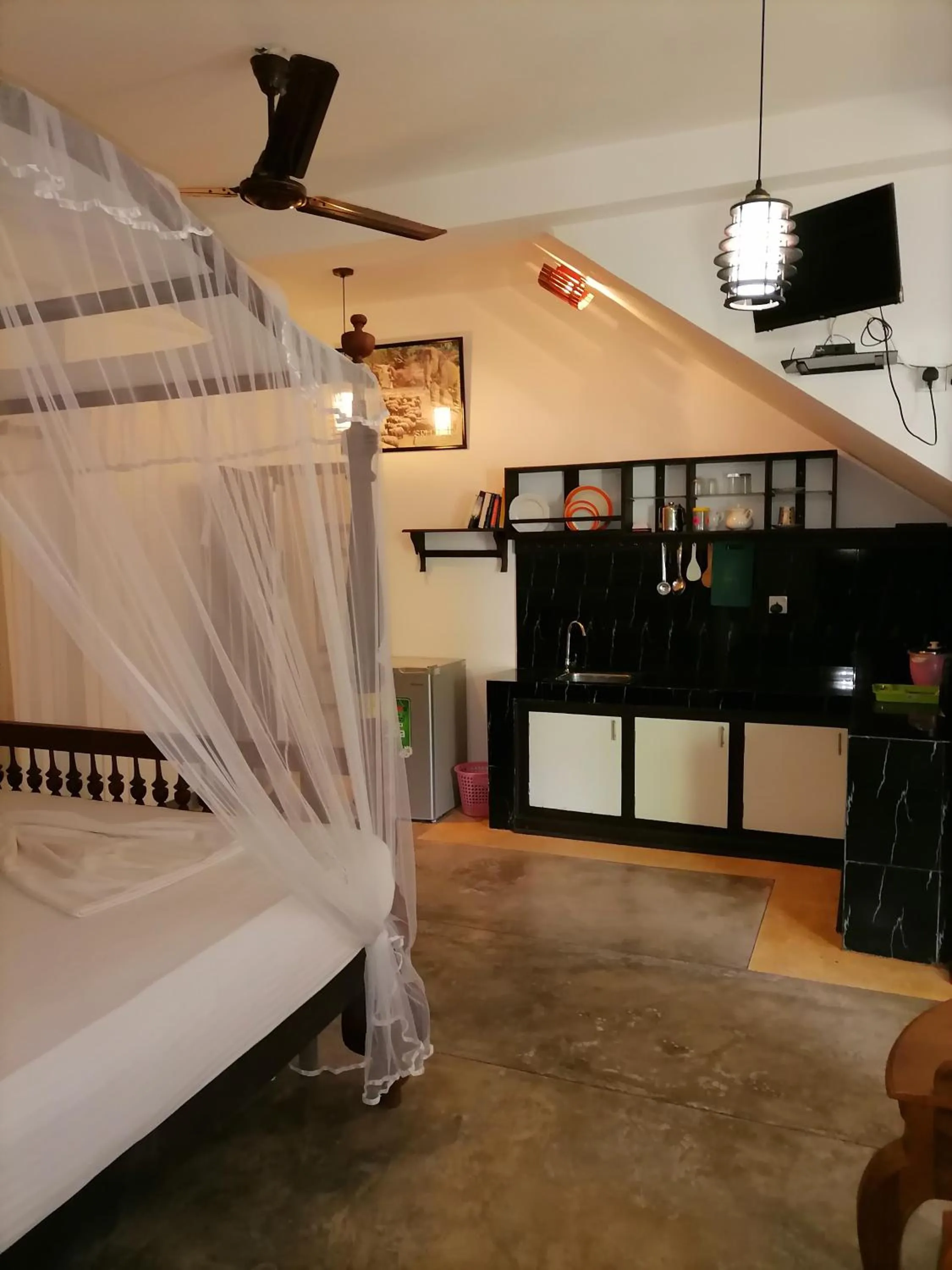 Bed in Seaview Deepal villa