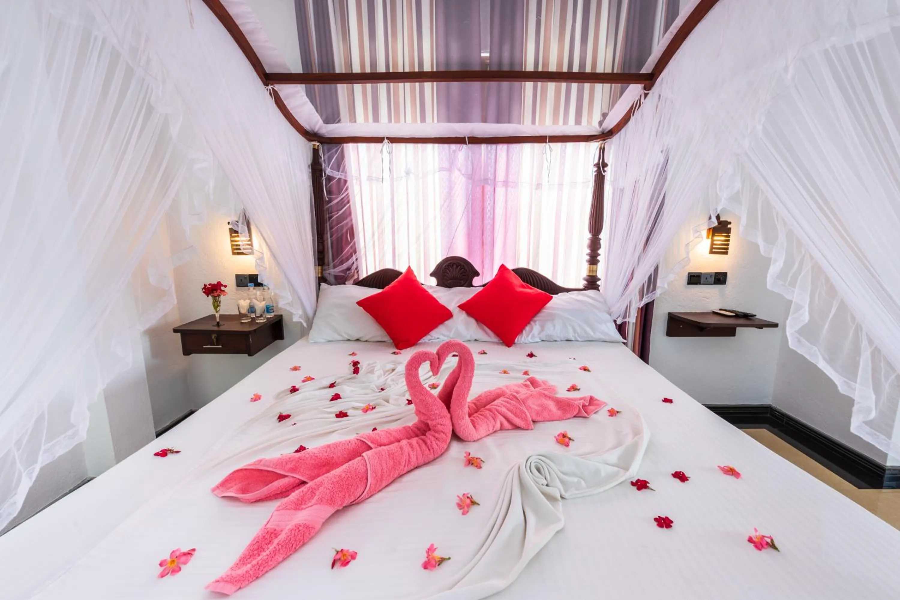 Bed in Seaview Deepal villa