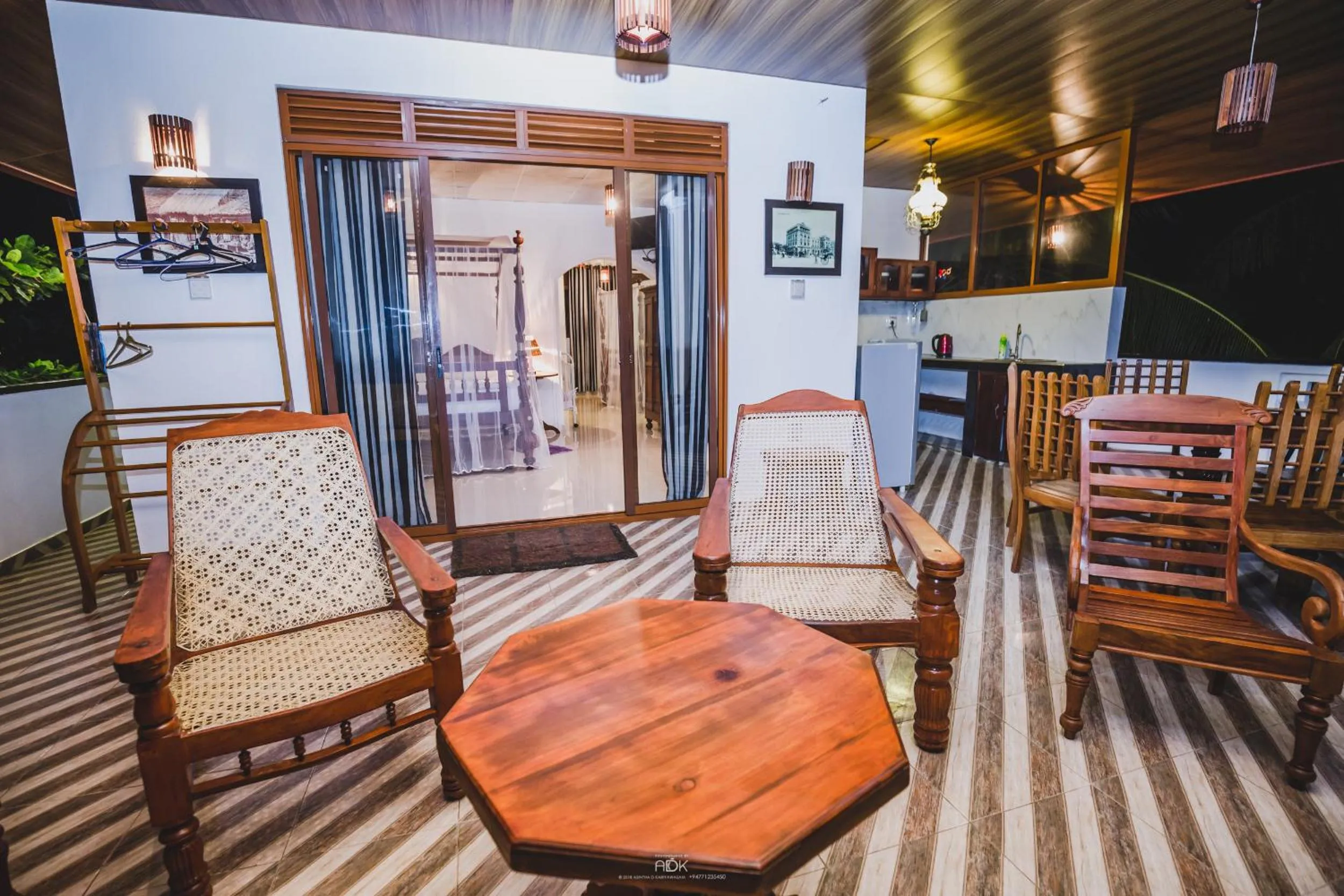 Balcony/Terrace, Dining Area in Seaview Deepal villa