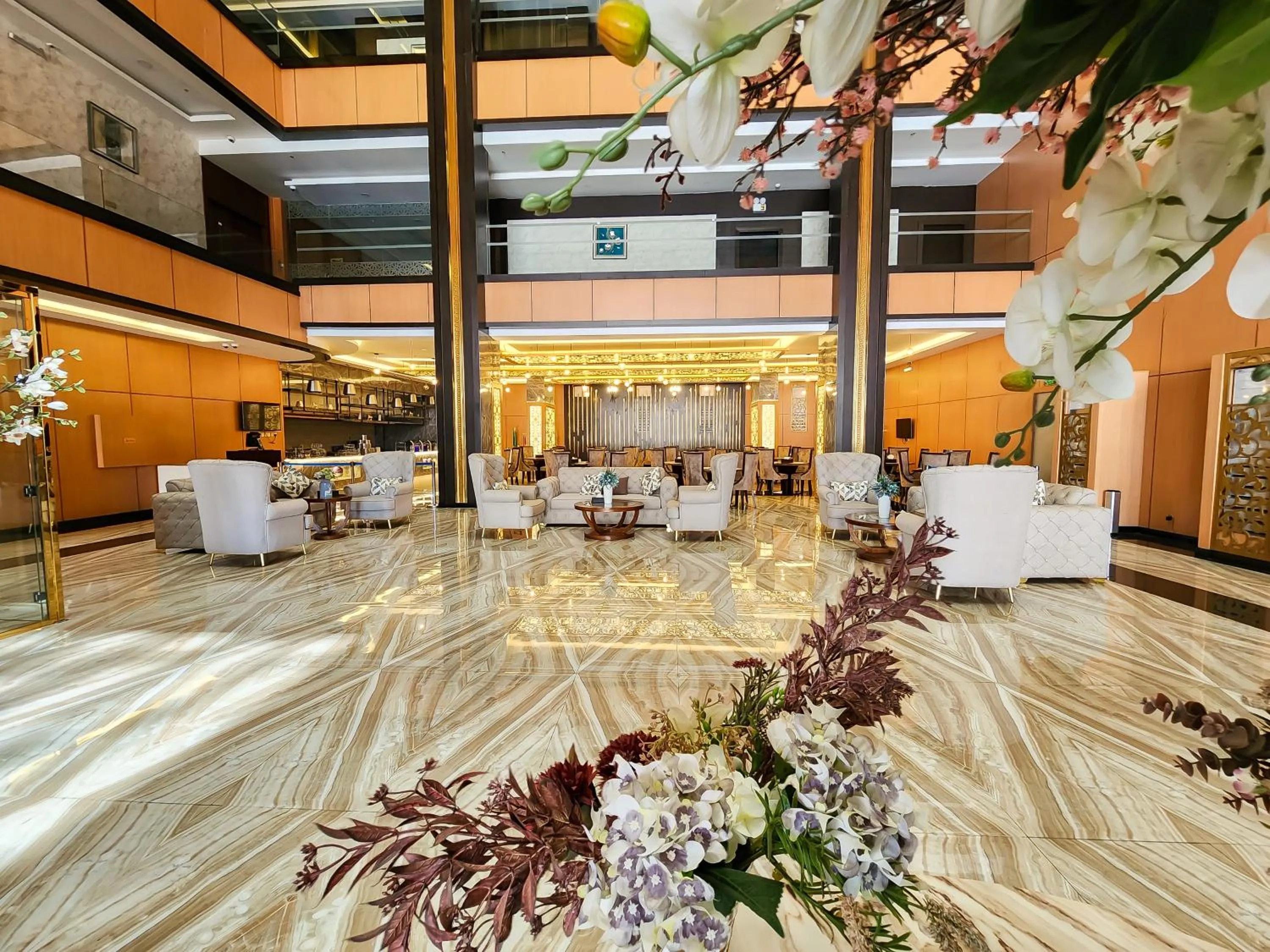 Lobby or reception in Holiday Al Khaleej Hotel