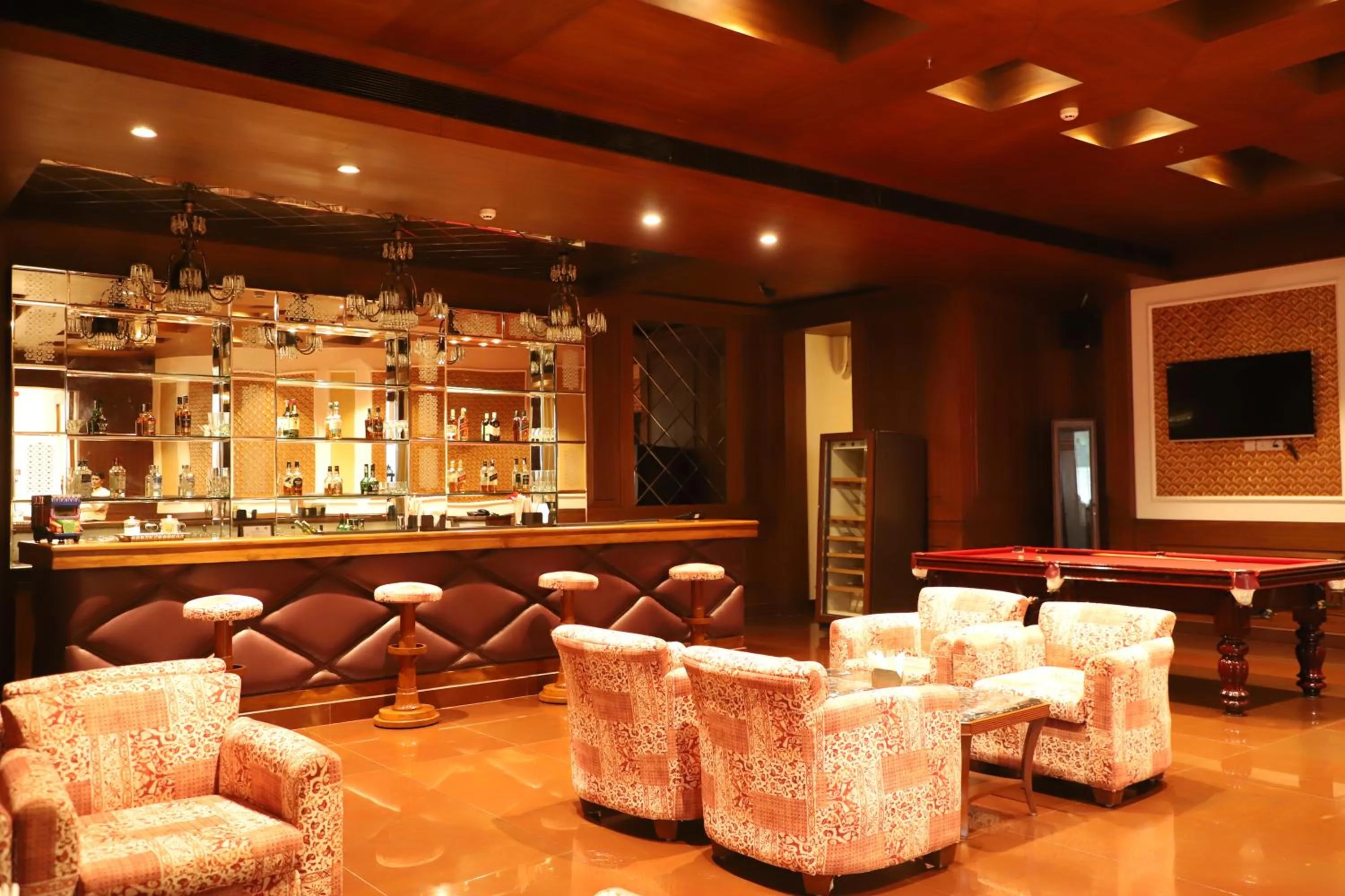 Lounge or bar in Hotel Chandela Khajuraho