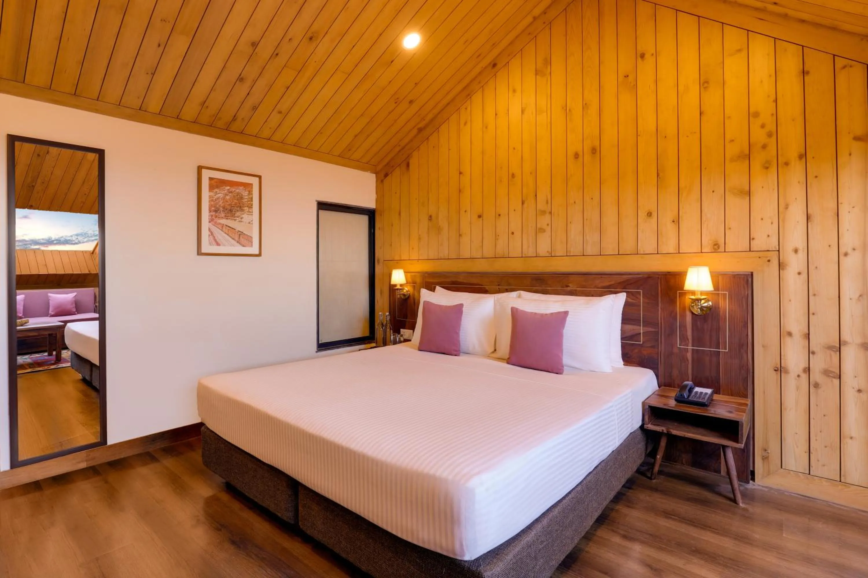 Bedroom, Bed in Lemon Tree Hotel, Kasauli