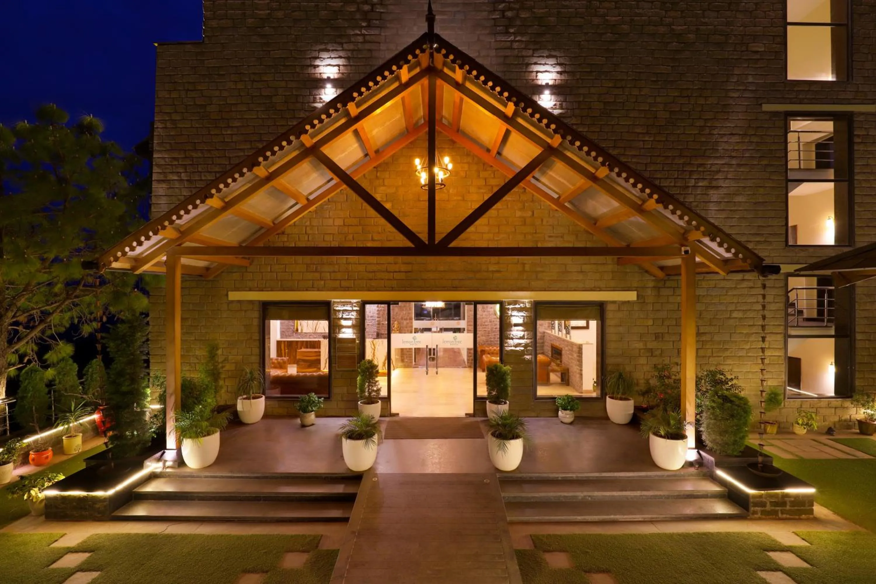 Facade/entrance in Lemon Tree Hotel, Kasauli