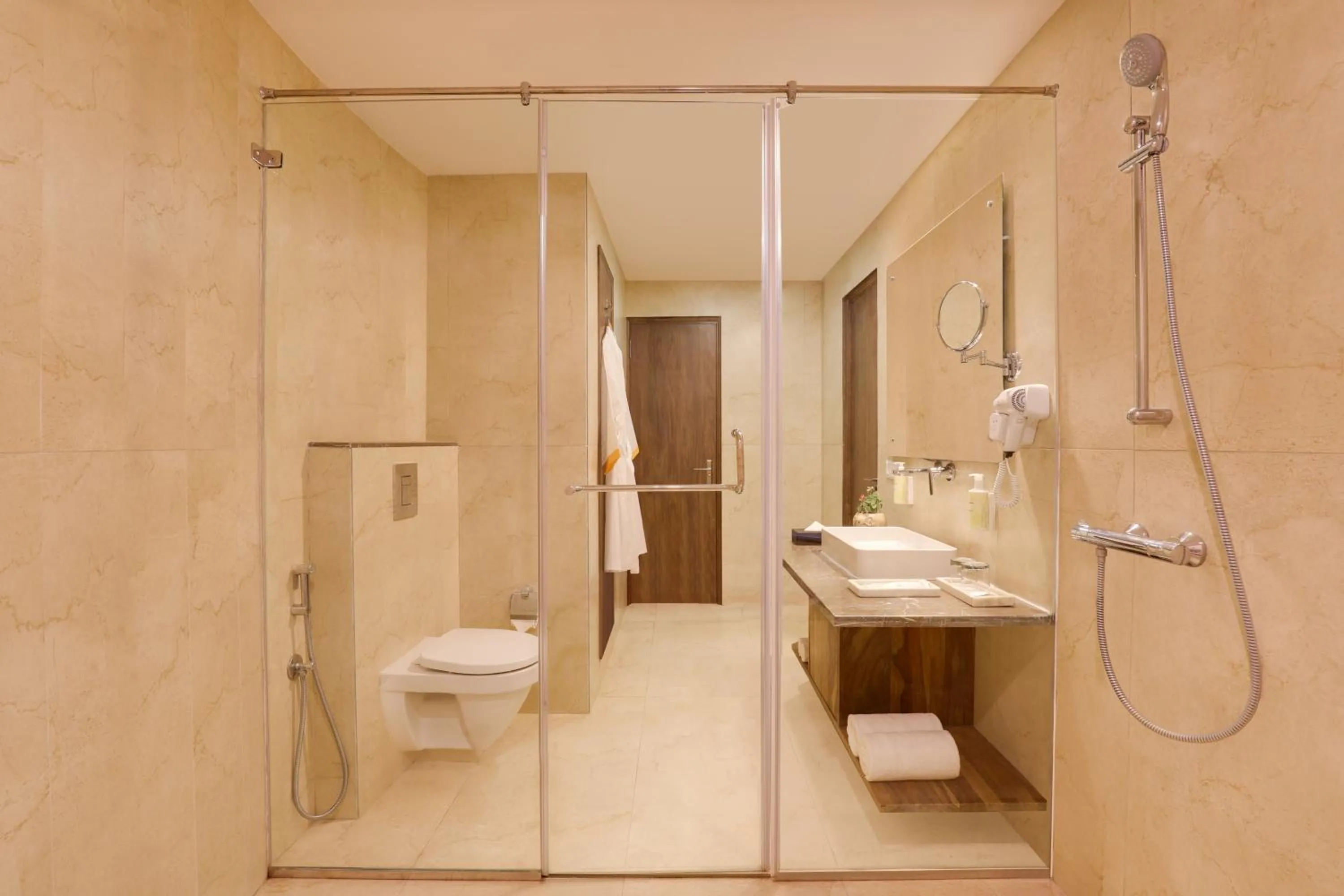 Bathroom in Lemon Tree Hotel, Kasauli