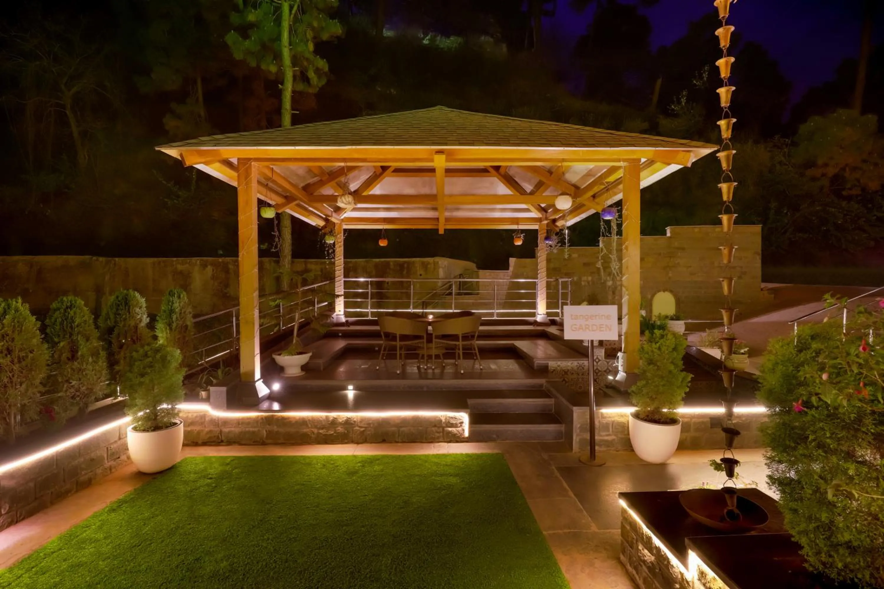 Garden in Lemon Tree Hotel, Kasauli