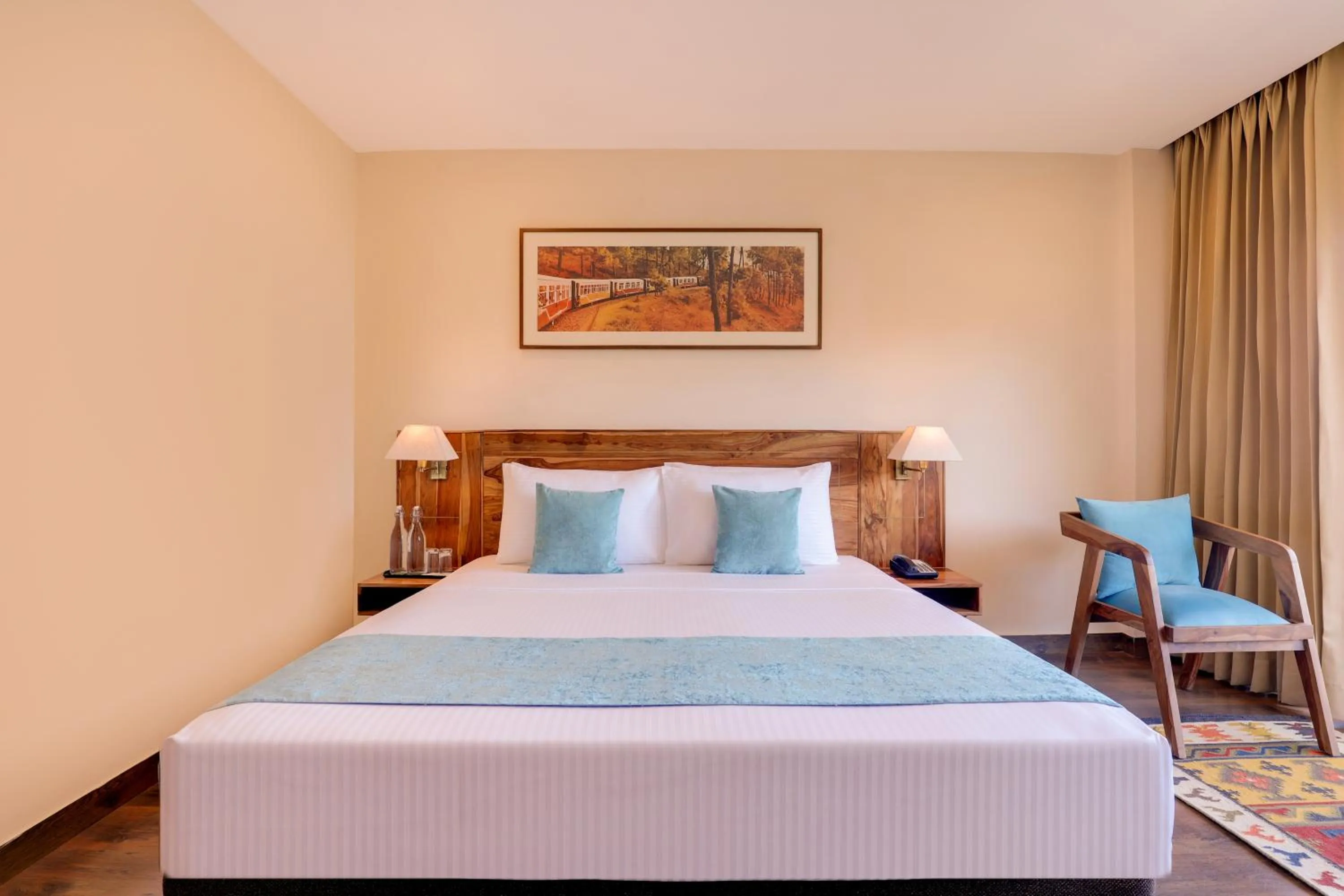 Bedroom, Bed in Lemon Tree Hotel, Kasauli