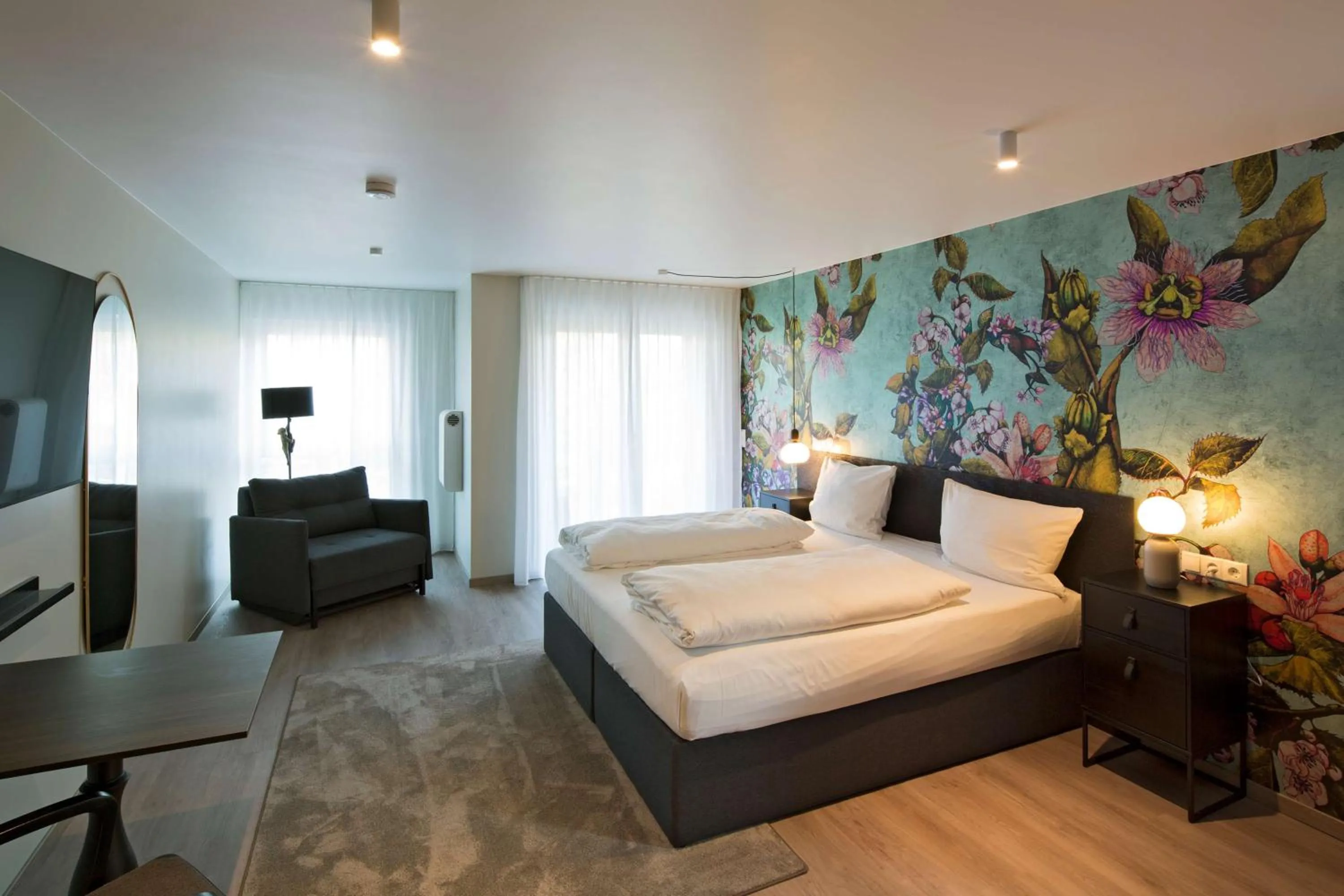 Bed in ANA Living Karlsruhe by Arthotel ANA