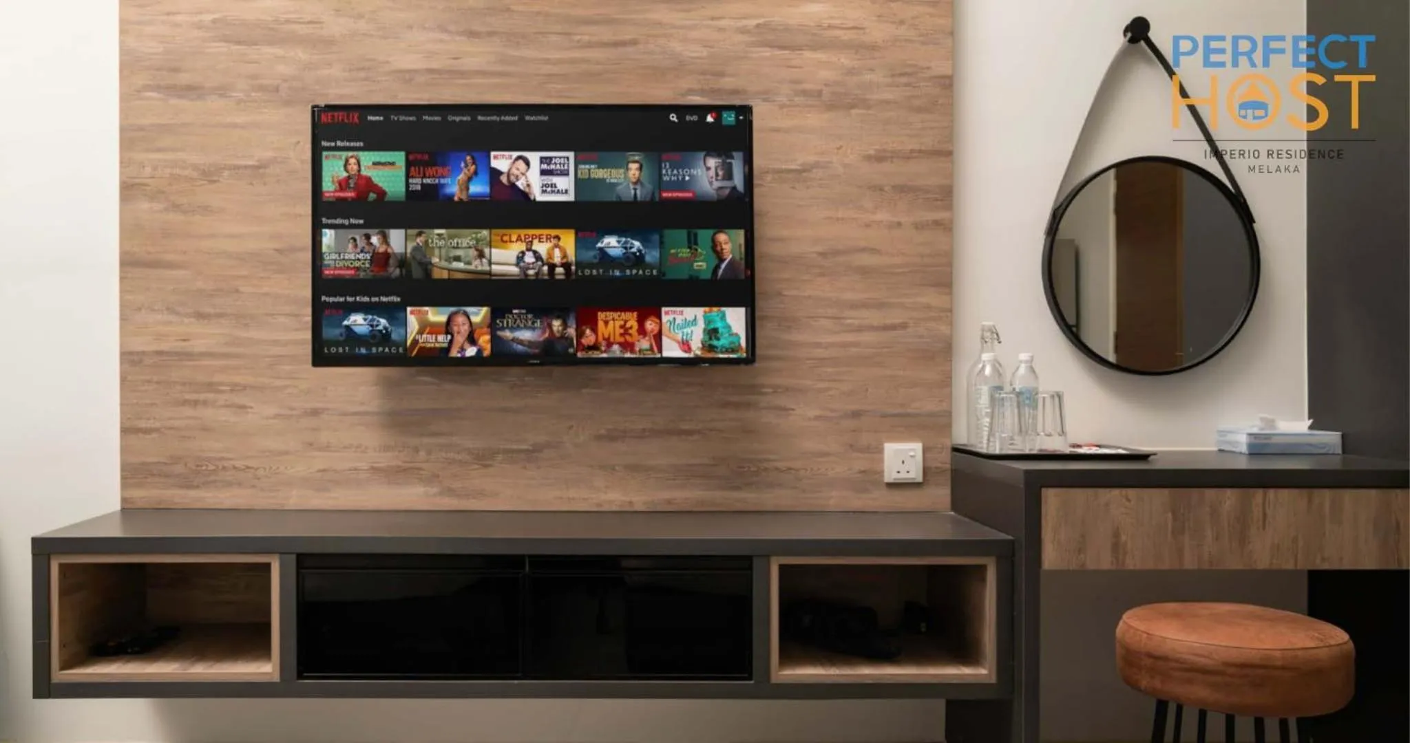 TV and multimedia in Imperio Residence Seafront by Perfect Host
