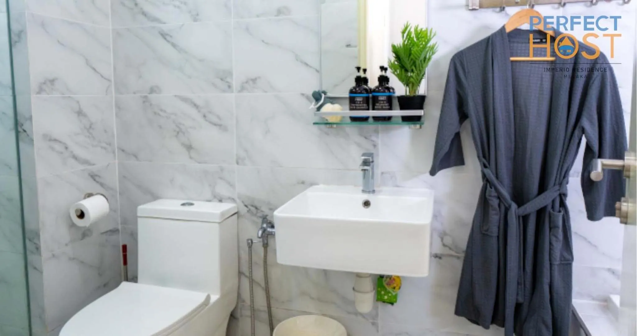 Shower in Imperio Residence Seafront by Perfect Host